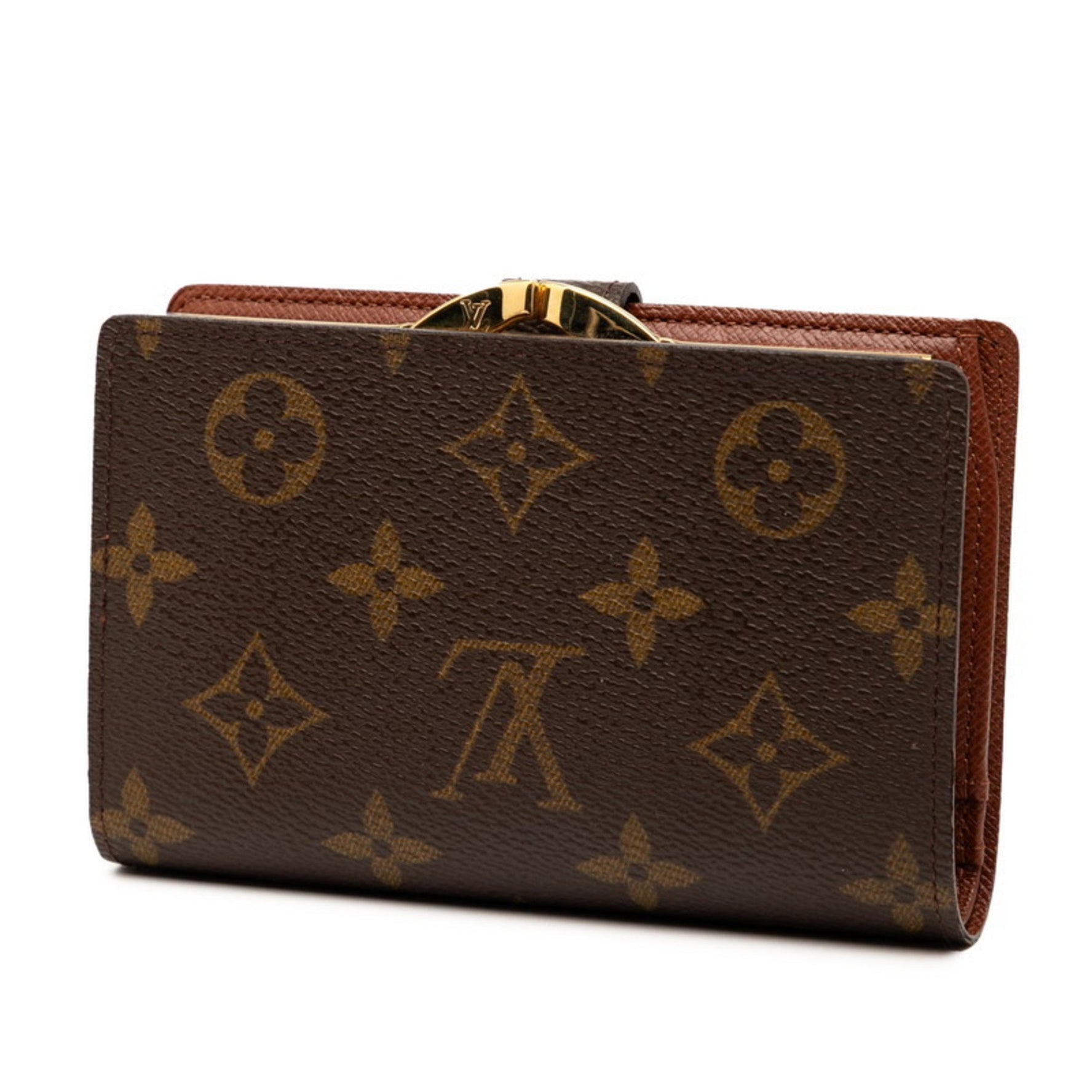 Louis Vuitton Monogram Viennois Bi-fold Wallet Leather LOUIS VUITTON
