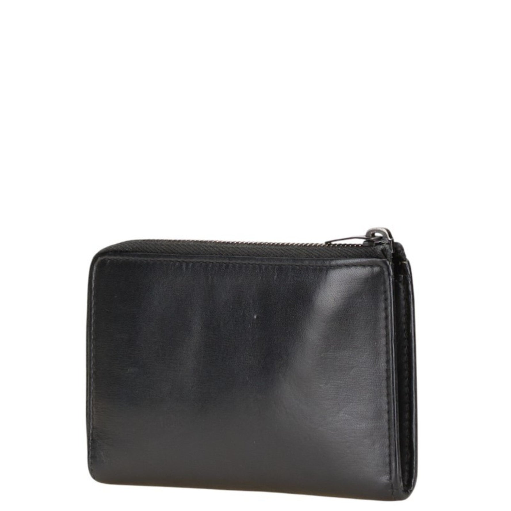 Saint Laurent wallet/coin case, pass fragment leather