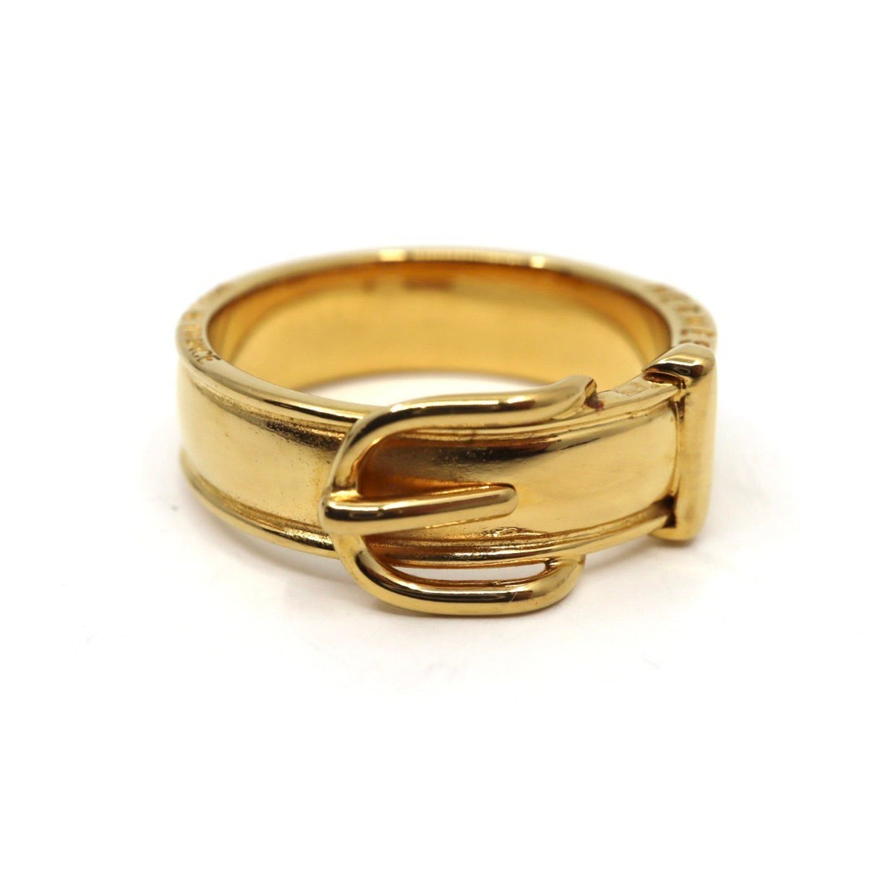 HERMES Hermès Santur Scarf Ring 2 Belt Motif GP