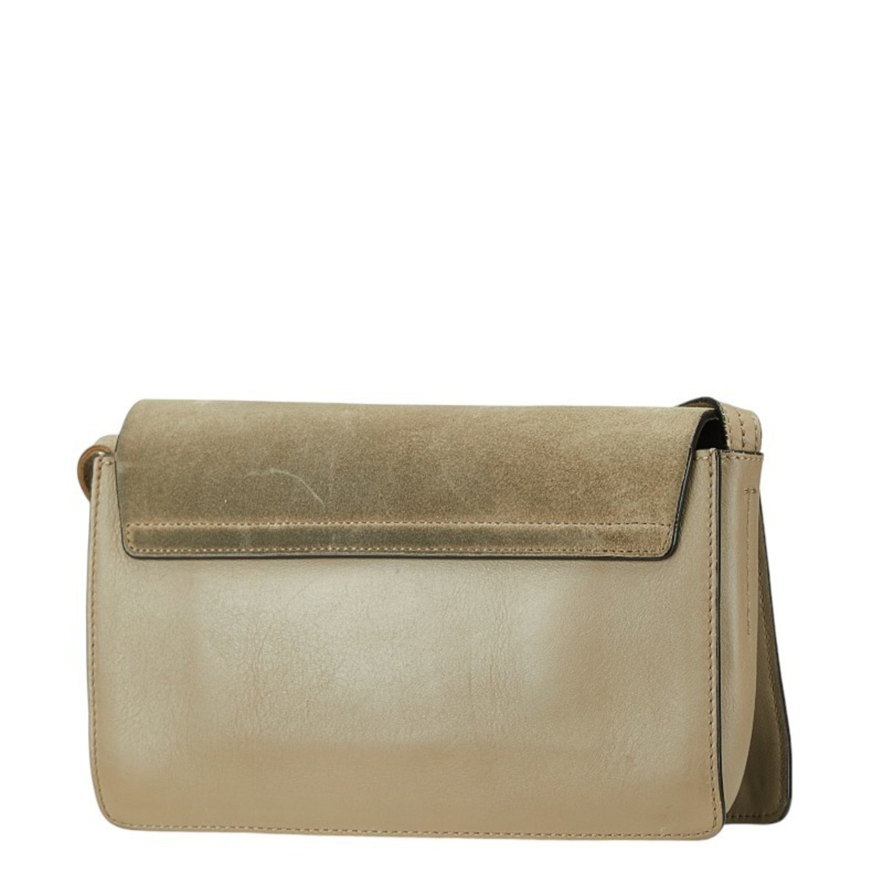 Chloé Chloe Faye Crossbody Shoulder Bag Leather Sweatshirt
