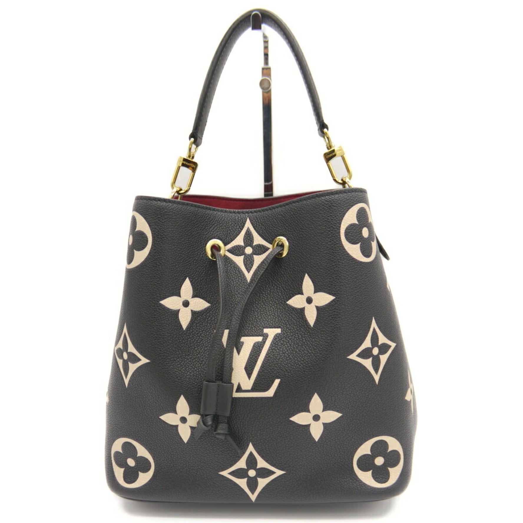 LOUIS VUITTON NeoNoe MM Monogram Empreinte Bicolor Shoulder Bag Tote