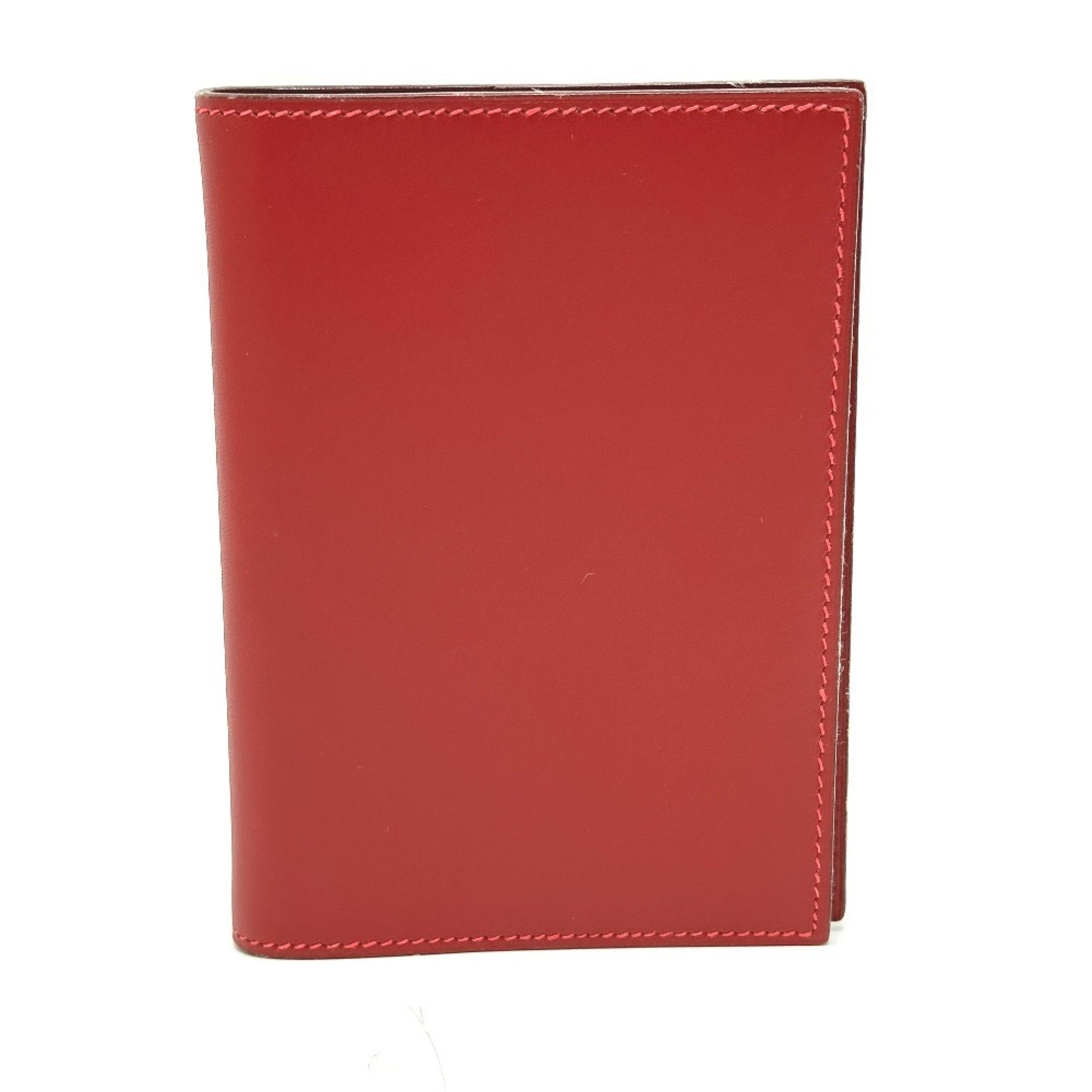 HERMES Agenda PM Stationery Notebook Cover for Women, Red