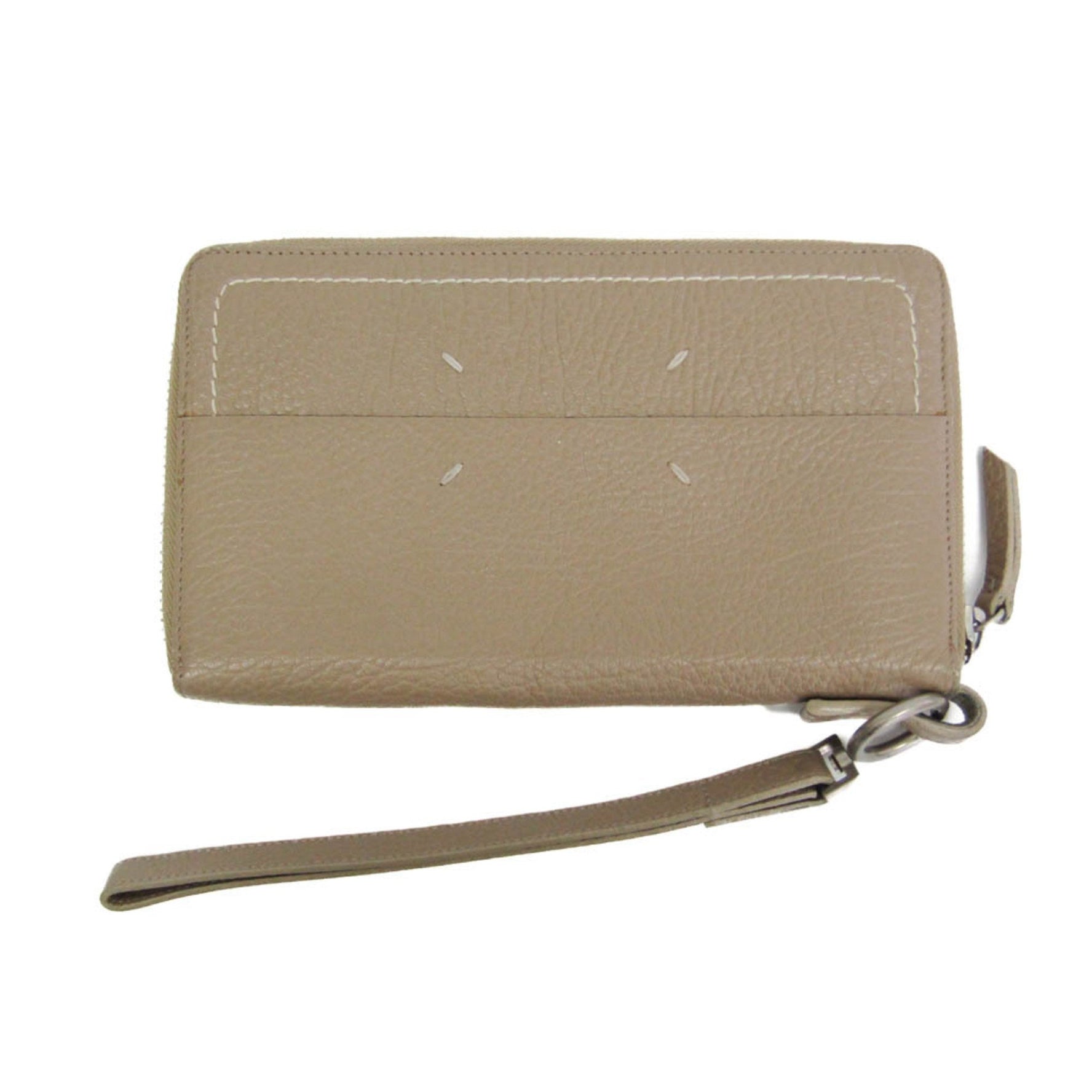 Maison Margiela 4 Stitch Organizer Wallet Men,Women Leather Long Wallet (bi-fold)