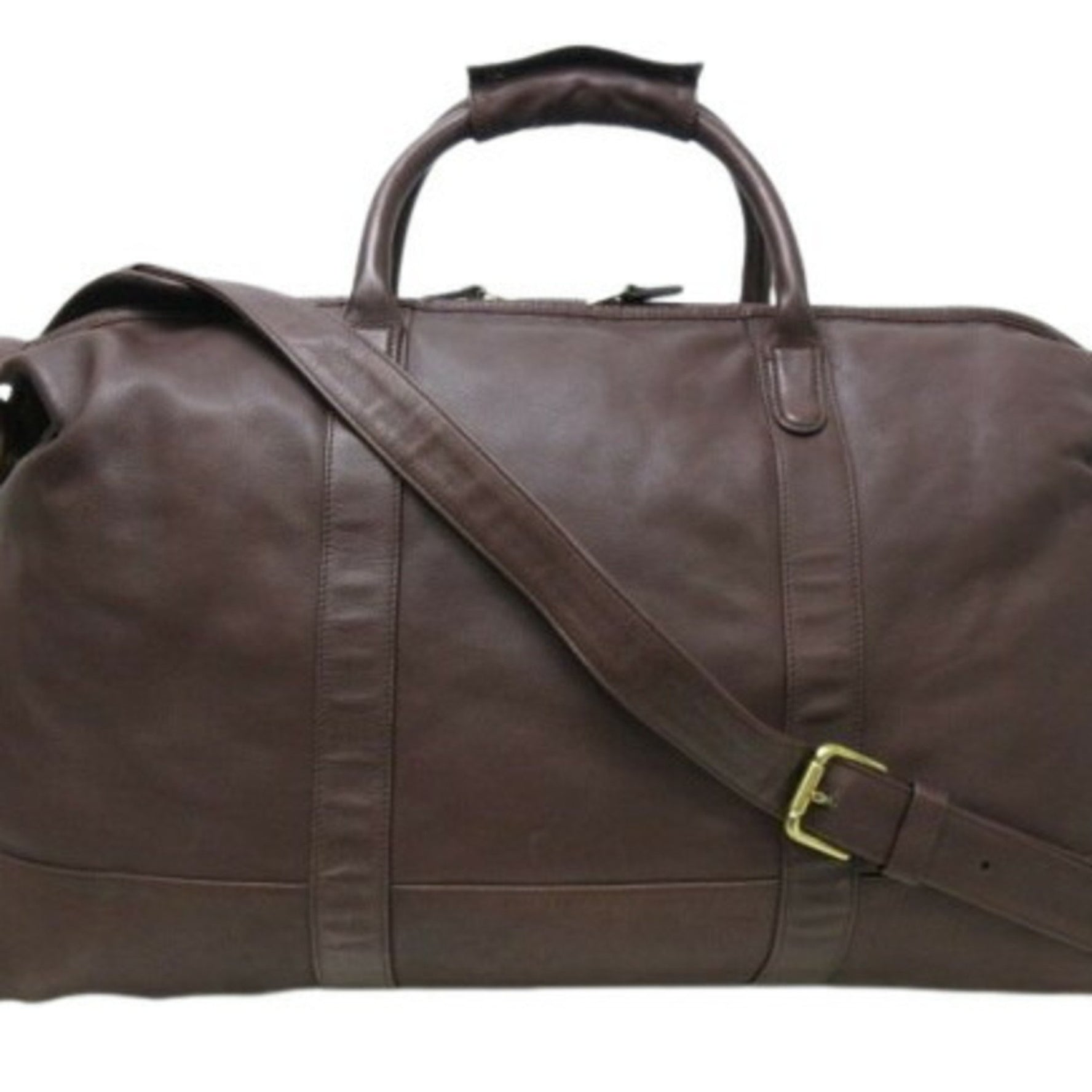 COACH Boston Bag 0502 Dark Brown Leather