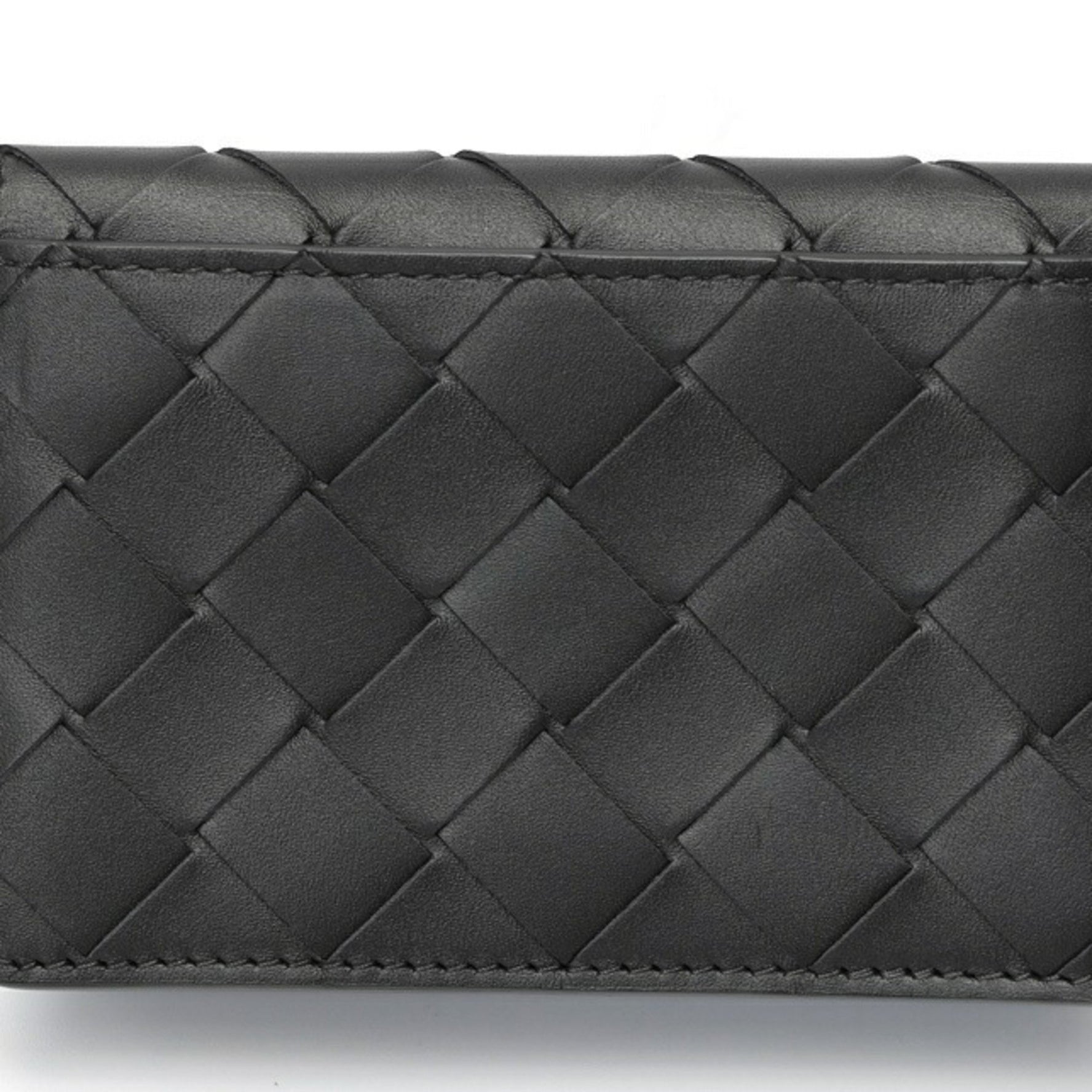 Bottega Veneta Intrecciato Card Case Leather