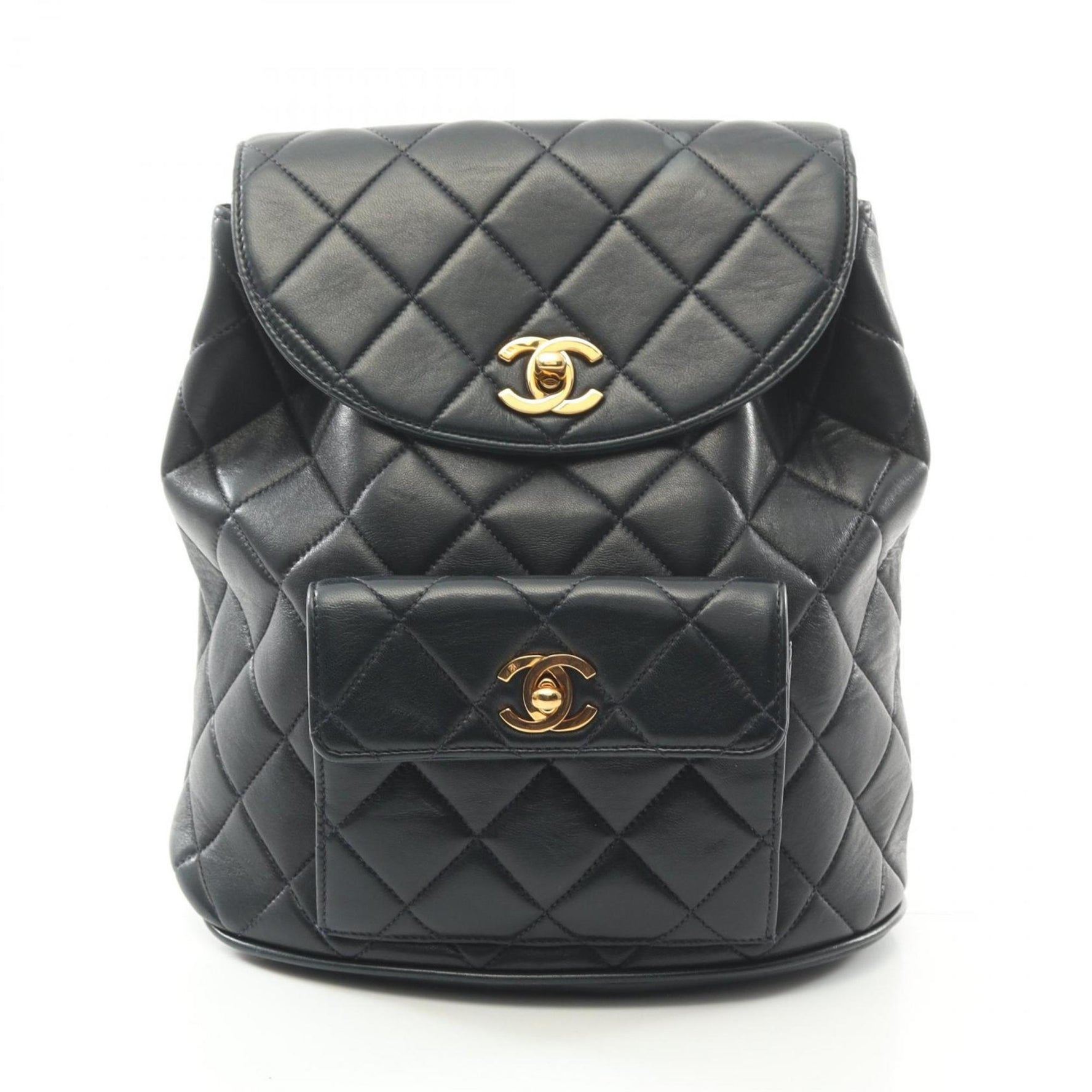 CHANEL Matelasse Backpack Lambskin (Sheepskin)