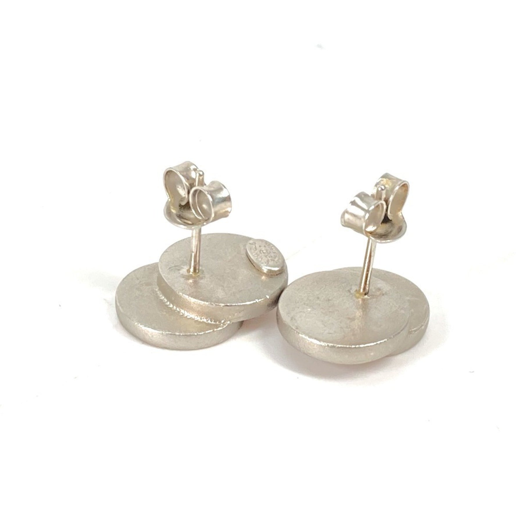 CHANEL CC Coco Mark Double Circle Earrings, Metal