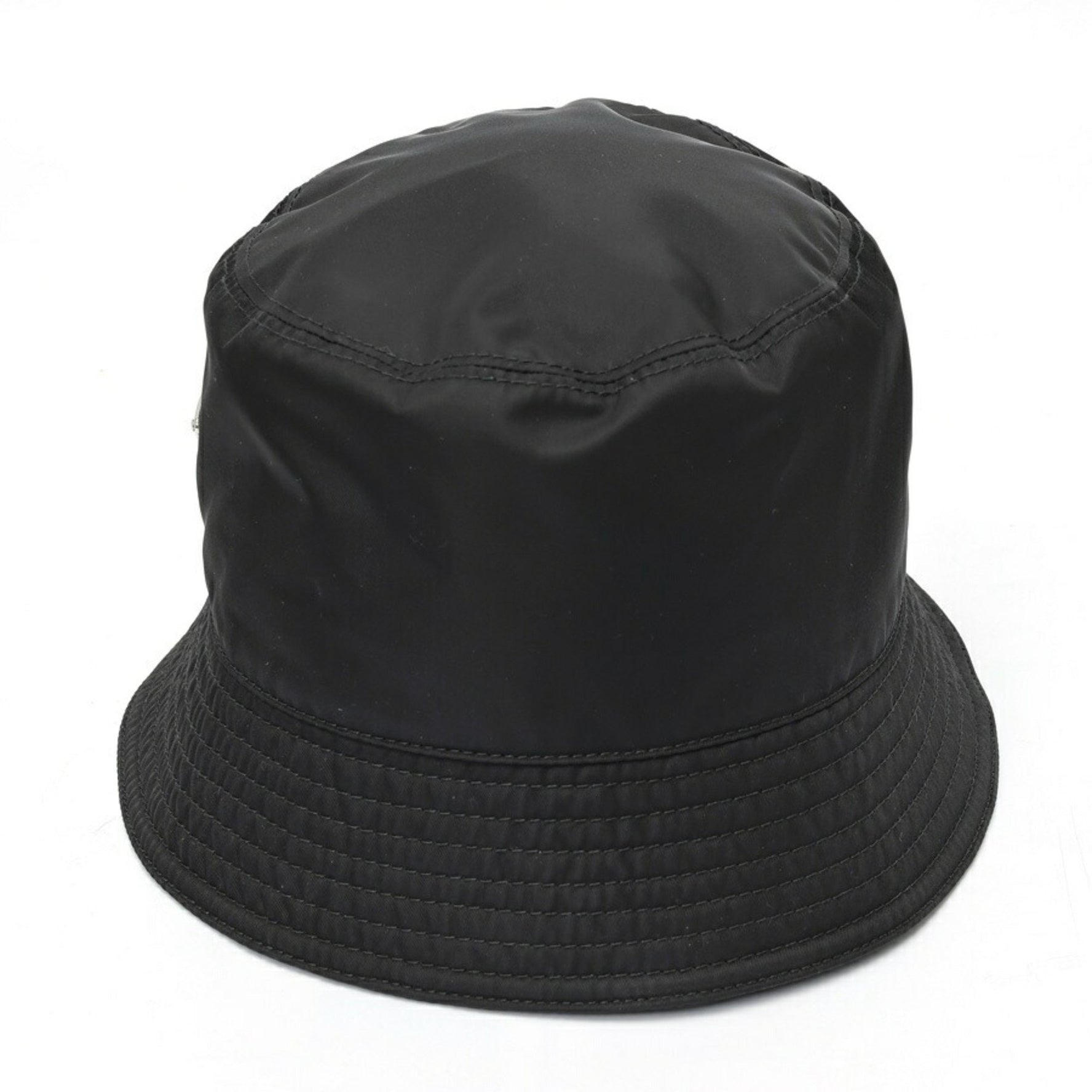 Prada Re-Nylon Triangle Bucket Hat Nylon # S
