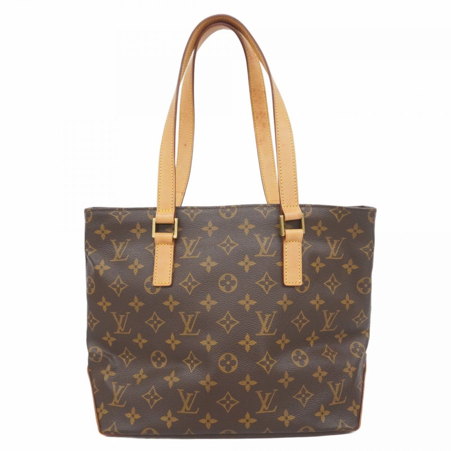 Louis Vuitton Monogram Cabas Piano Tote Bag M51148 Brown Women's