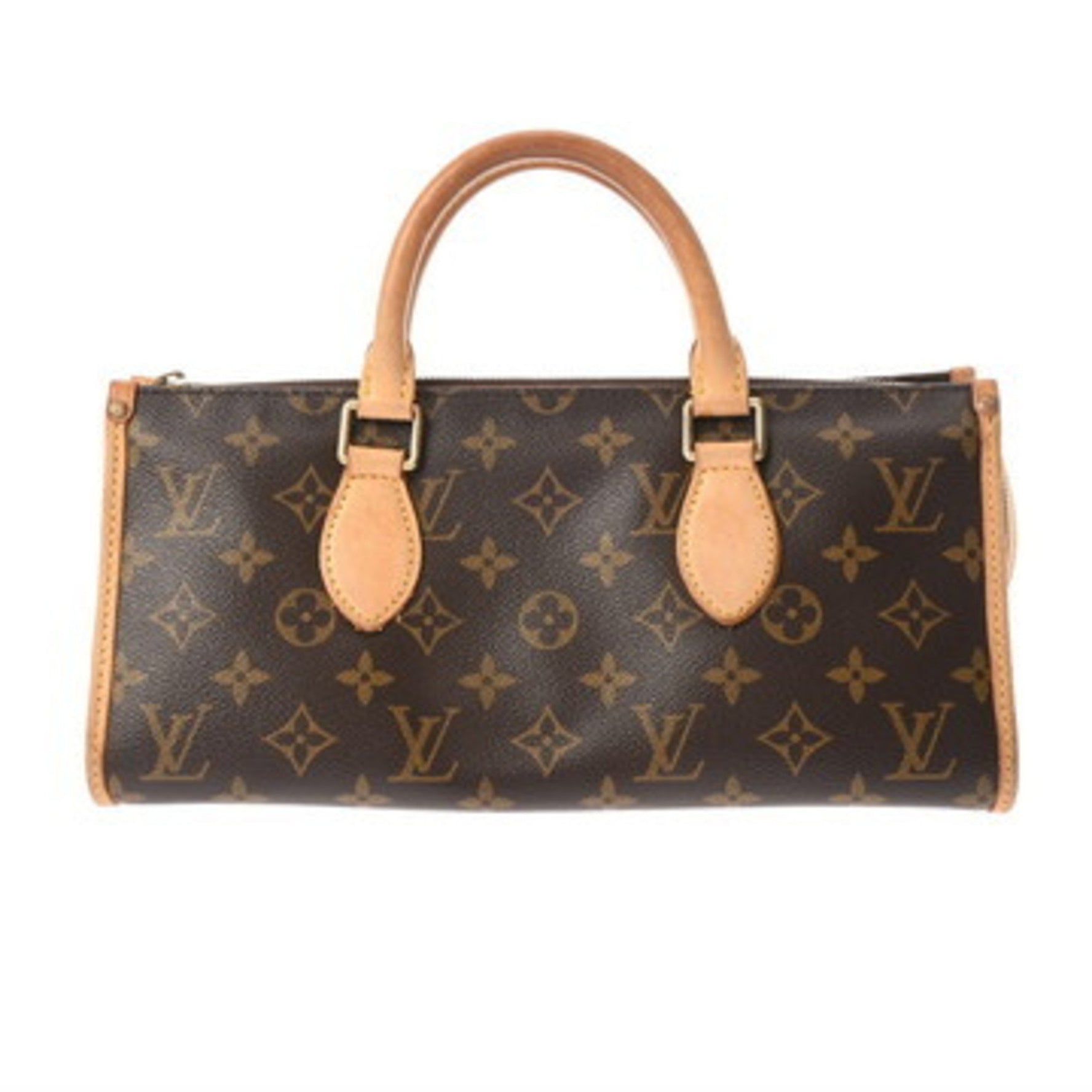 LOUIS VUITTON Monogram Popincourt Brown Canvas Handbag, Condition: B, Pre-owned, Ginzo