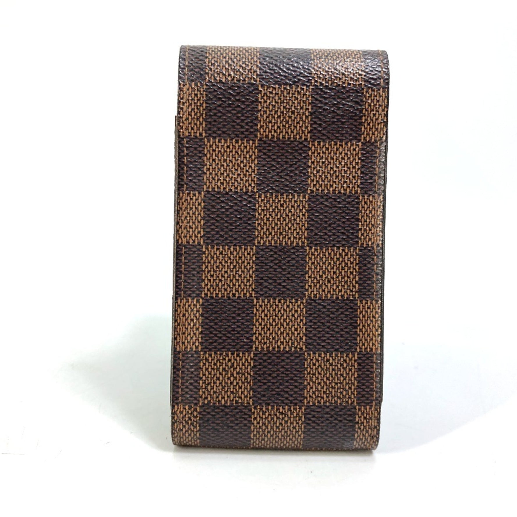 Louis Vuitton Damier cigarette case smoking supplies pouch Cigarette case Ebene