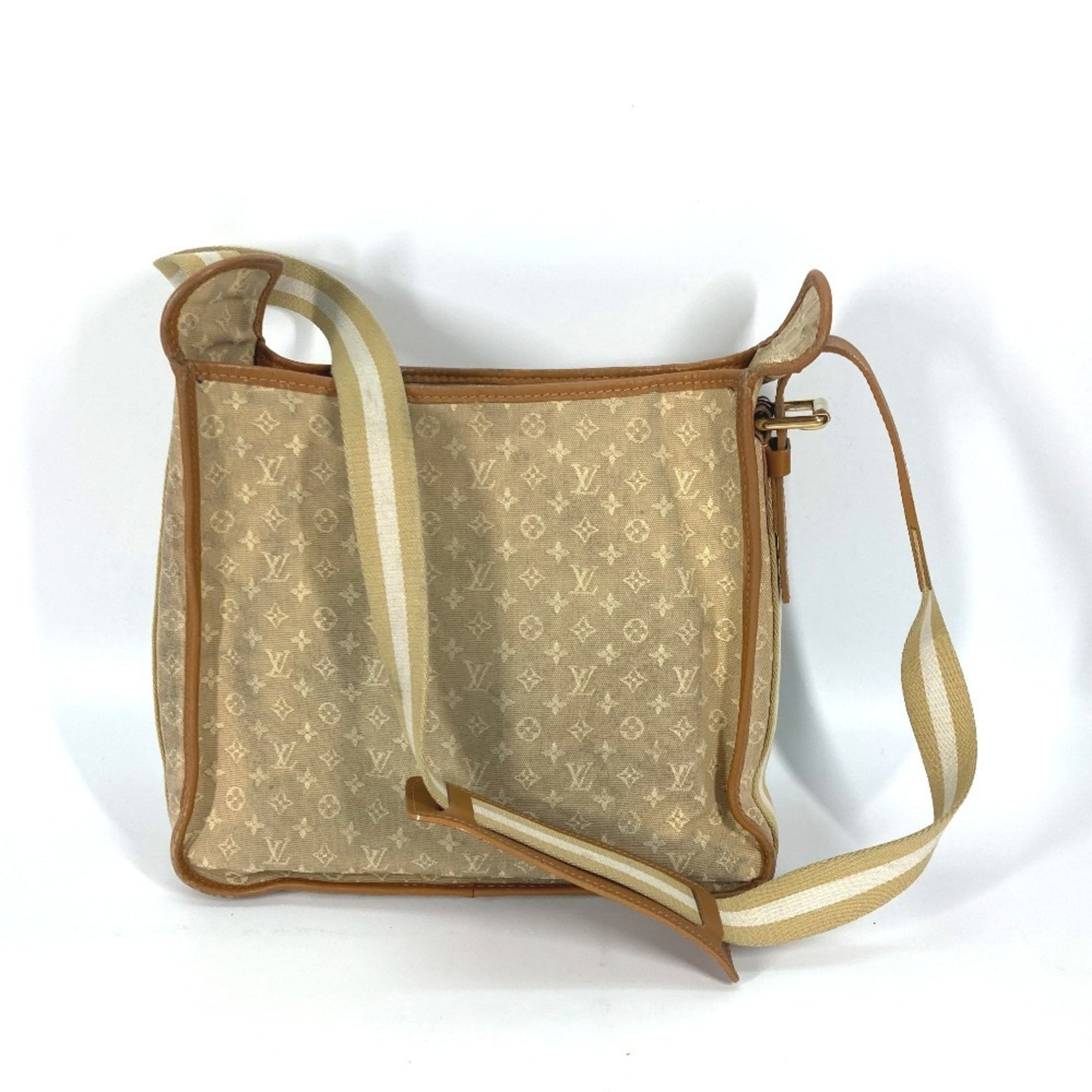 LOUIS VUITTON M92323 Monogram Mini Besas Mary Kate Shoulder Bag in Canvas, Women's, Beige