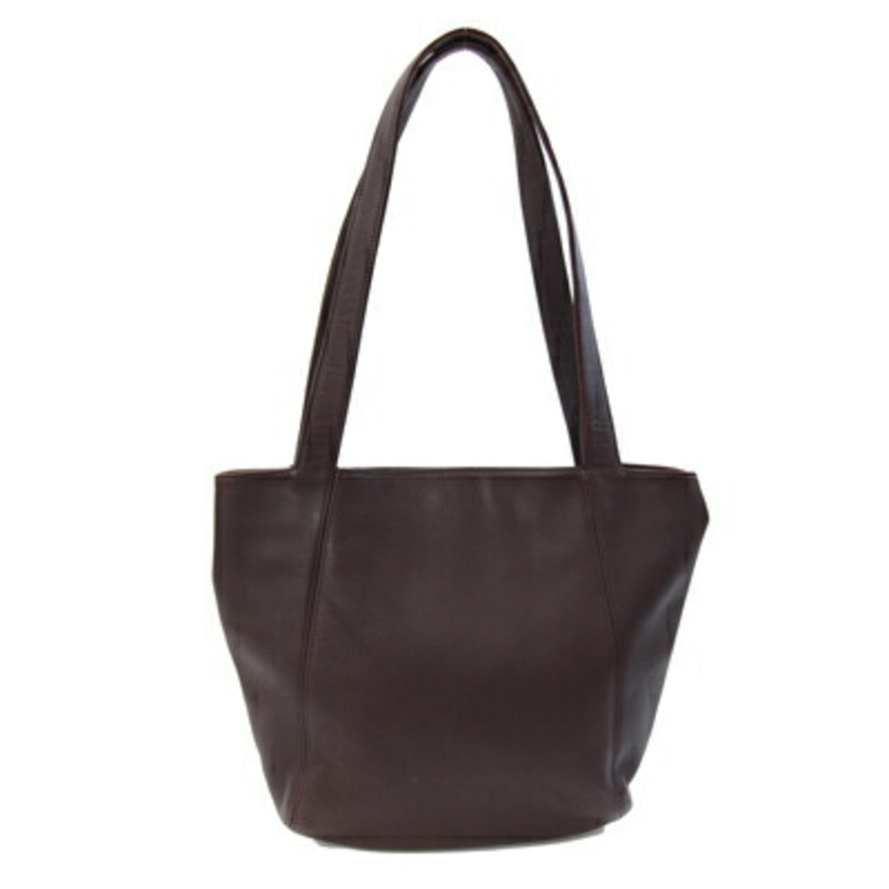 Coach 4181 dark brown leather tote bag, all leather, old
