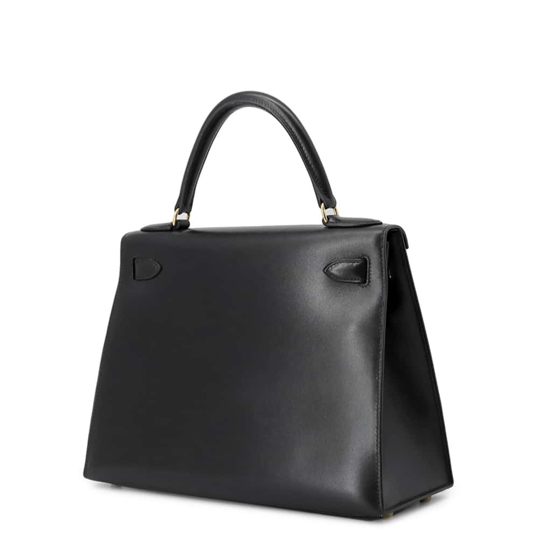 Hermes handbag Kelly 28, outer stitching, box calf, 〇Z stamp, bag