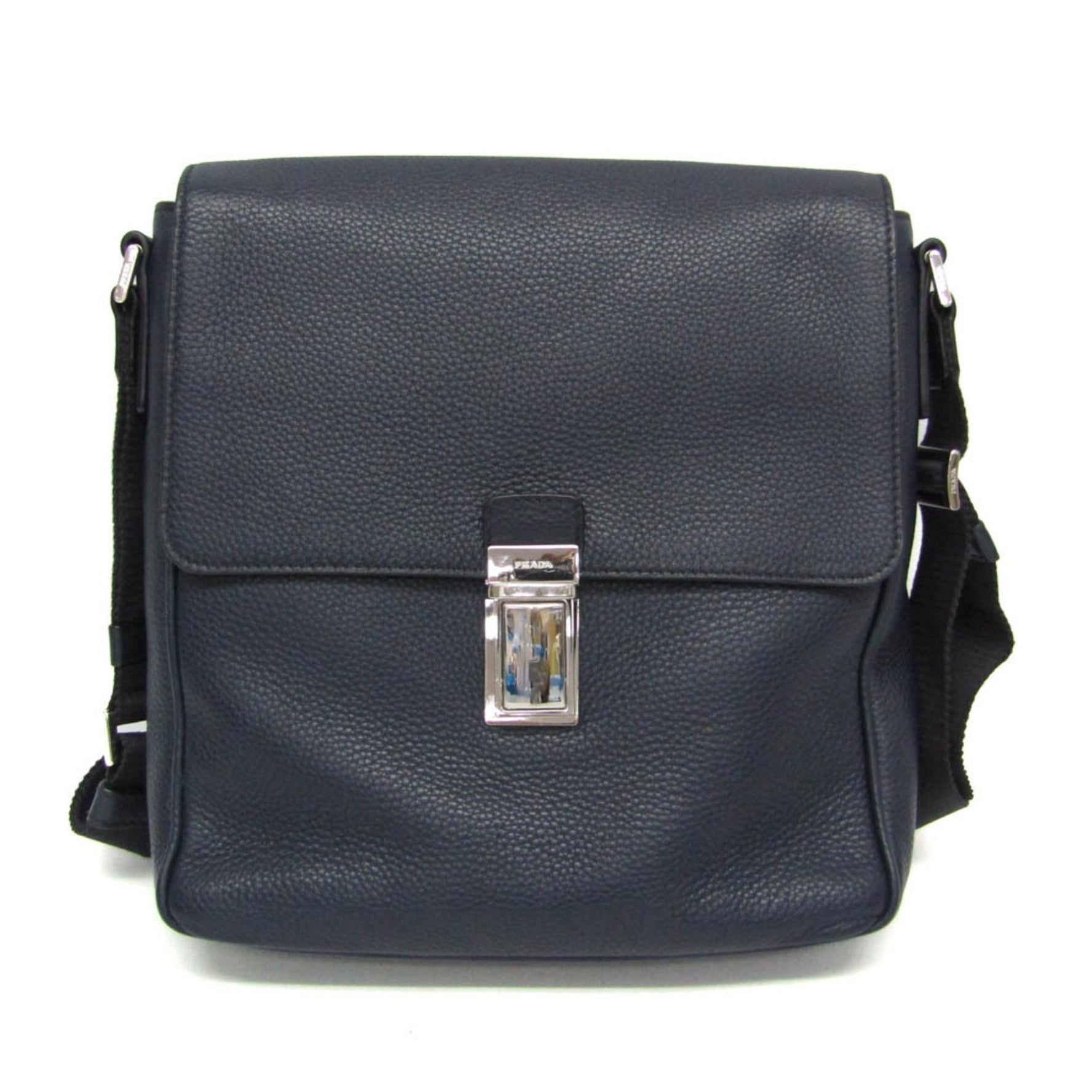 Prada VITELLO Leather Messenger Bag,Shoulder Bag