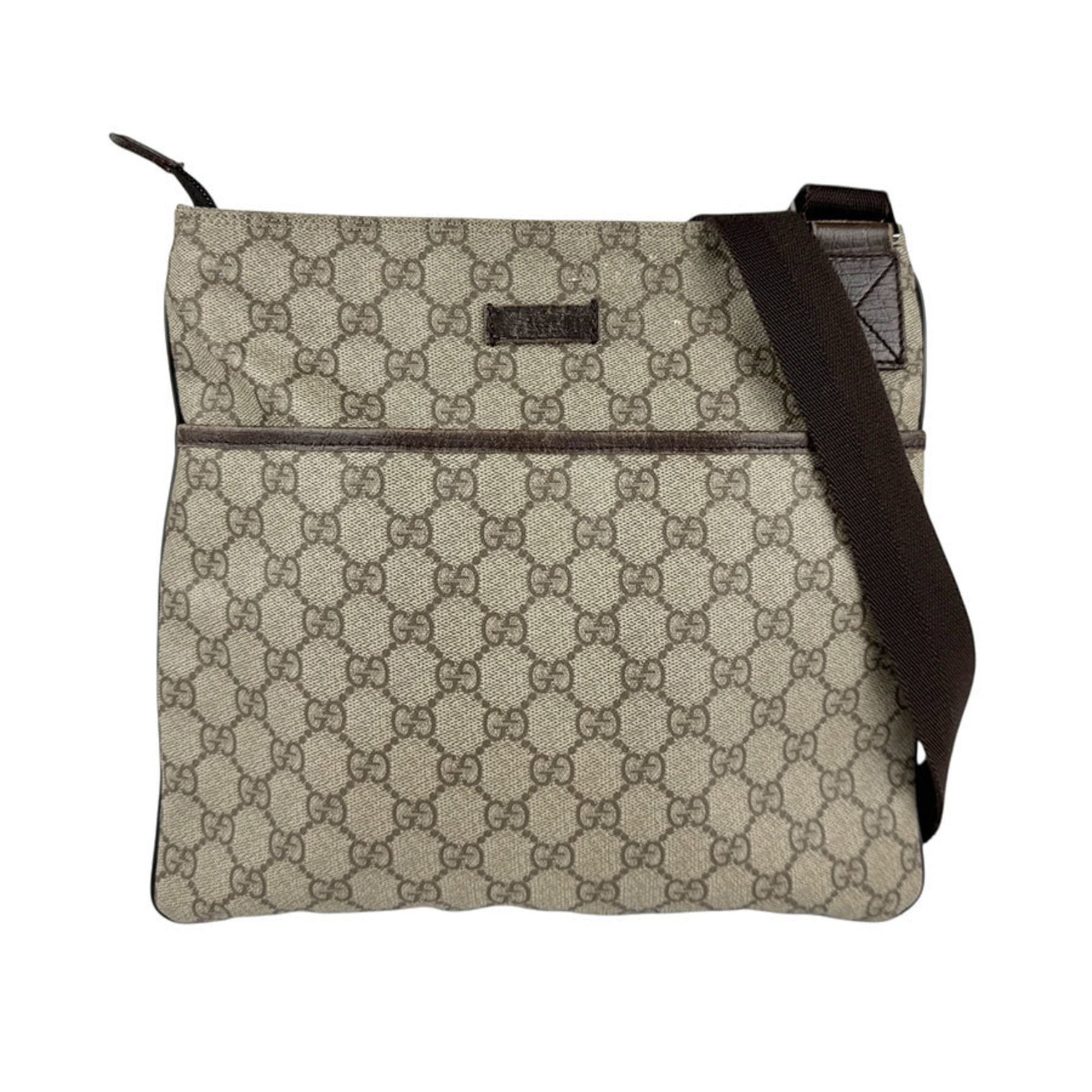 GUCCI Shoulder Bag GG Supreme Canvas Men's