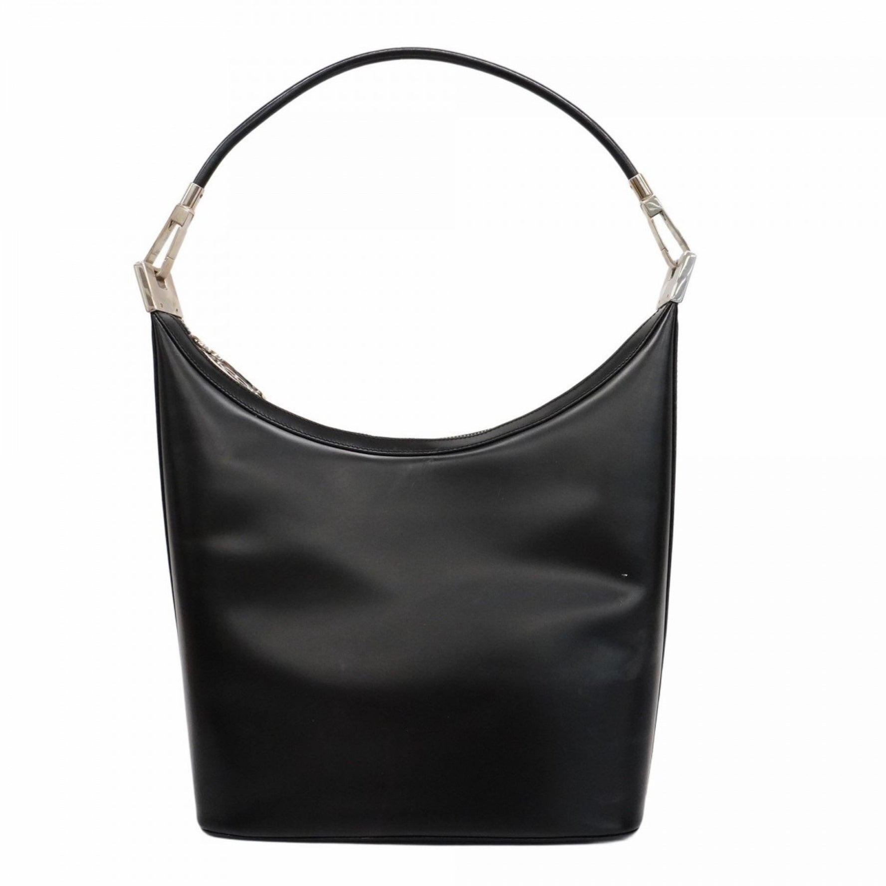 Gucci Shoulder Bag 001 3814 Leather Black Women's