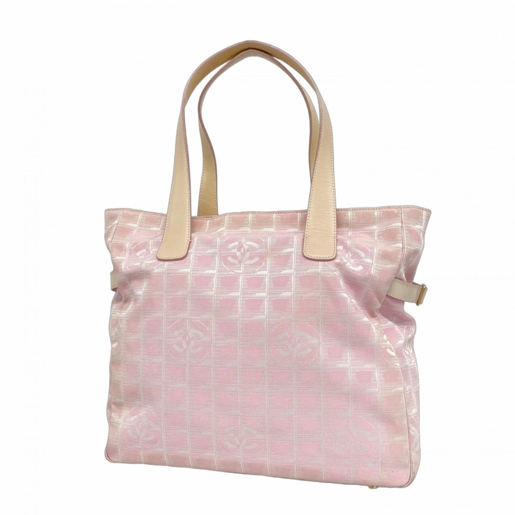 Chanel New Travel Nylon Tote Bag, Champagne