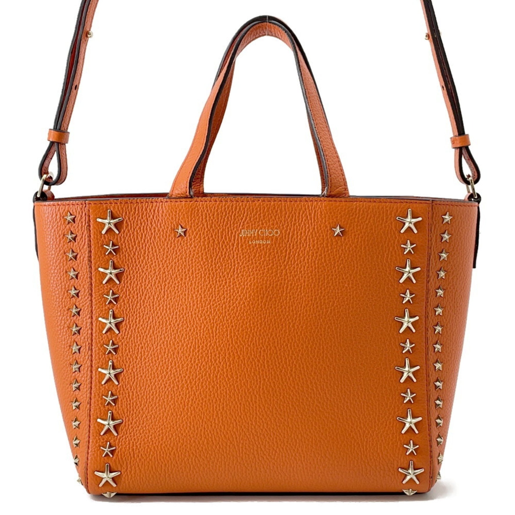 Jimmy Choo Pegasi S Studded Leather Handbag, 2-Way Shoulder Bag