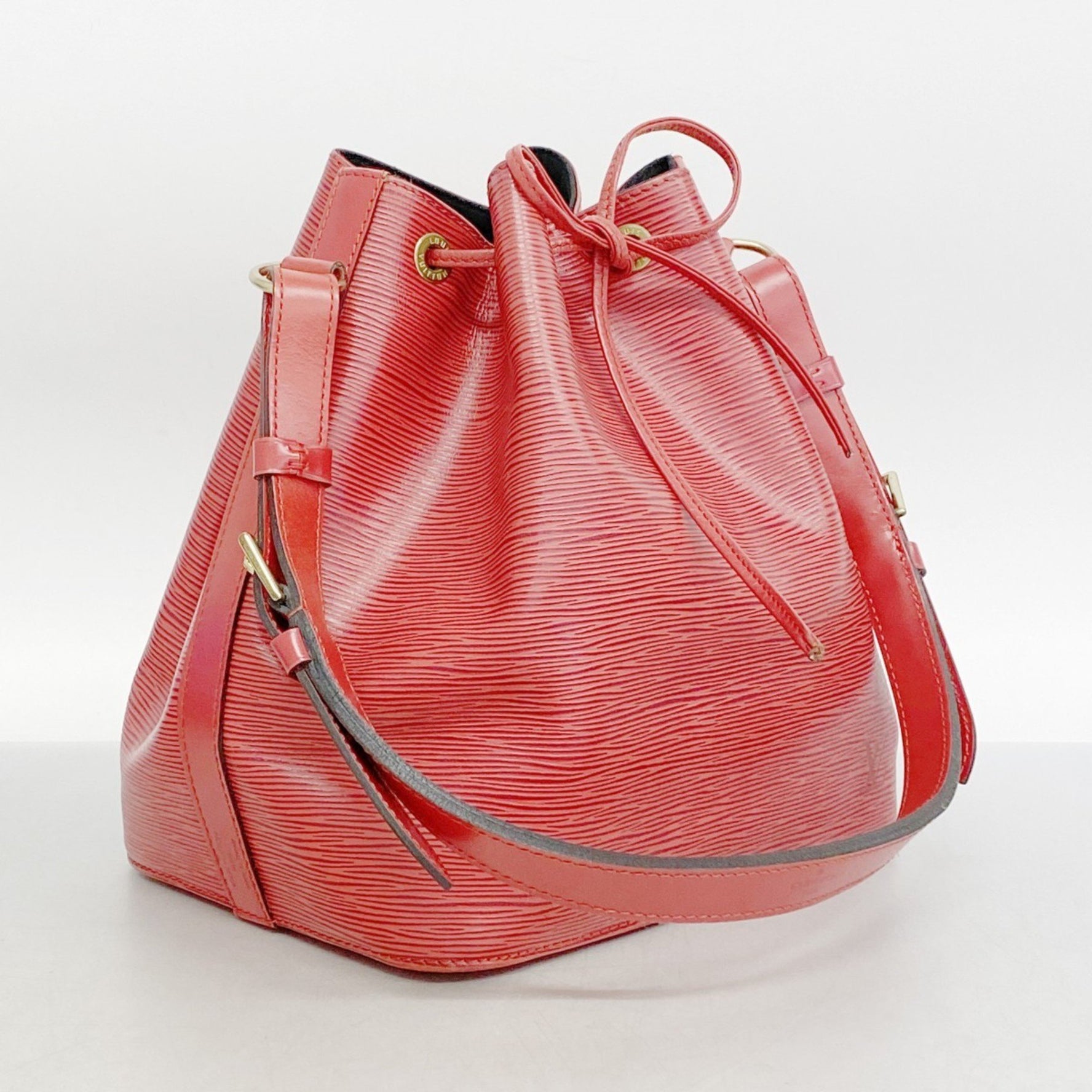 Louis Vuitton Epi Petit Noe Shoulder Bag M44107 Castilian Red for Women