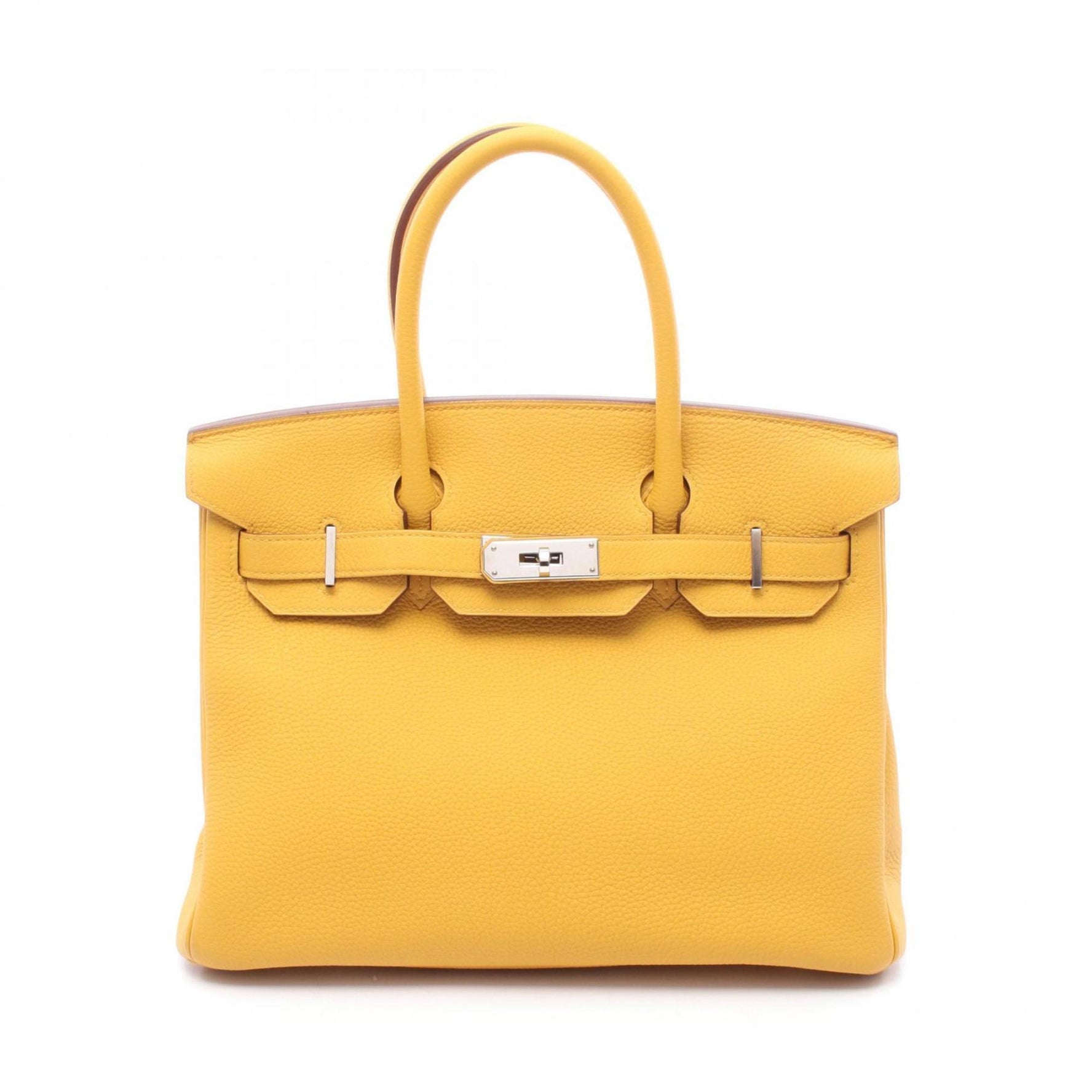 Hermes Birkin 30 Handbag, Leather Togo, Women's, Yellow