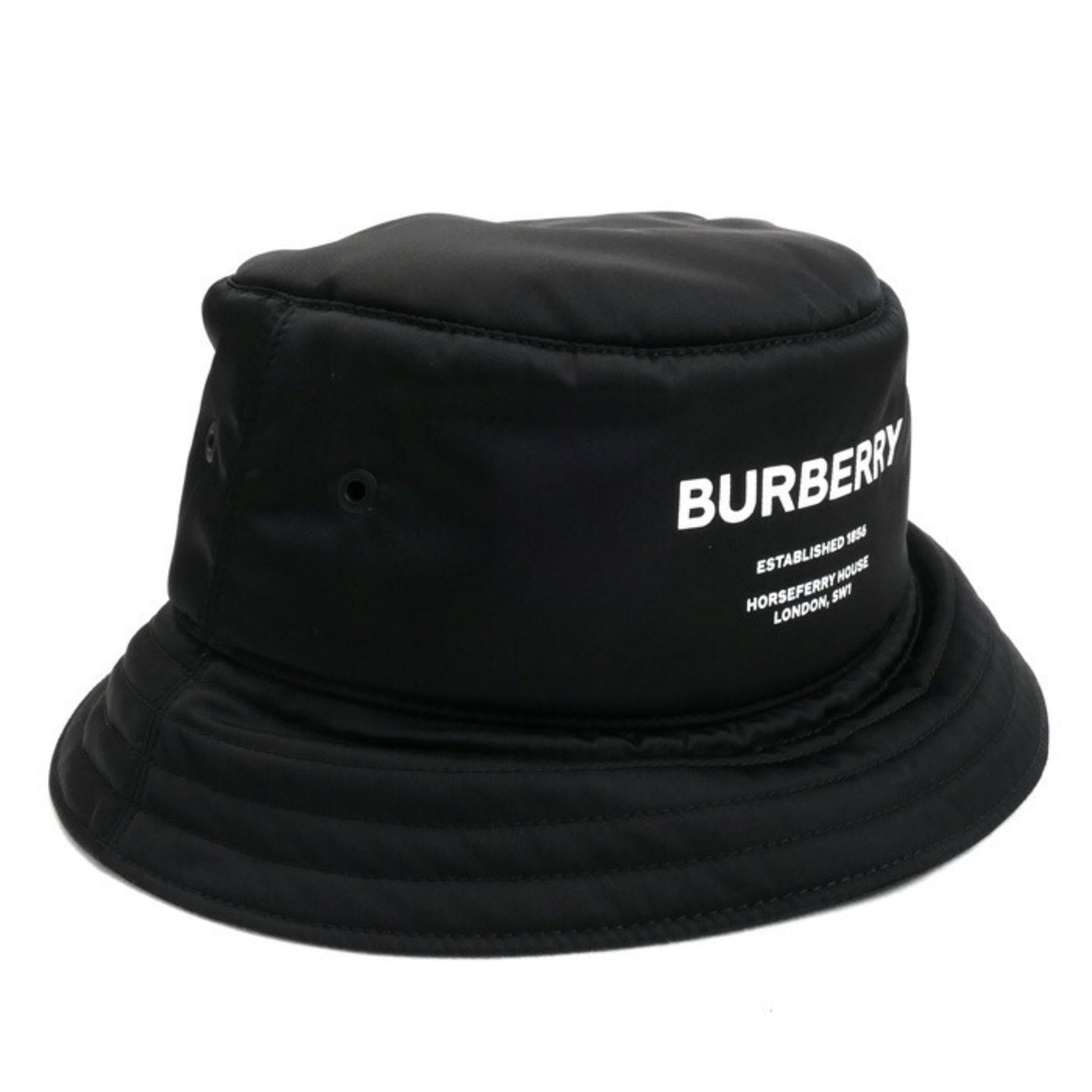 BURBERRY Horseferry Hat Bucket Black M Women's