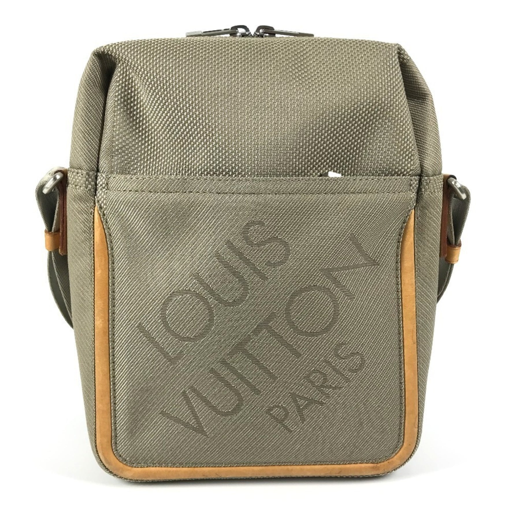 Louis Vuitton Monogram Geant Citadan Crossbody Bag Pochette Shoulder Damier Canvas Men's Sable Grey