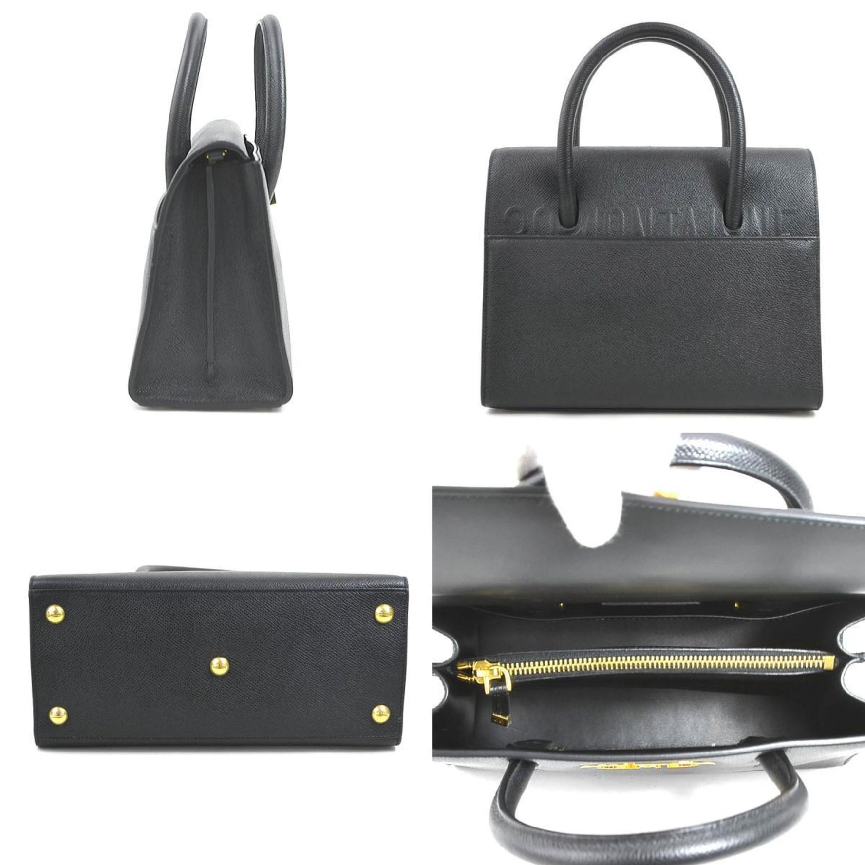 Christian Dior Handbag Shoulder Bag 30 Montaigne Saint Honore Small Leather