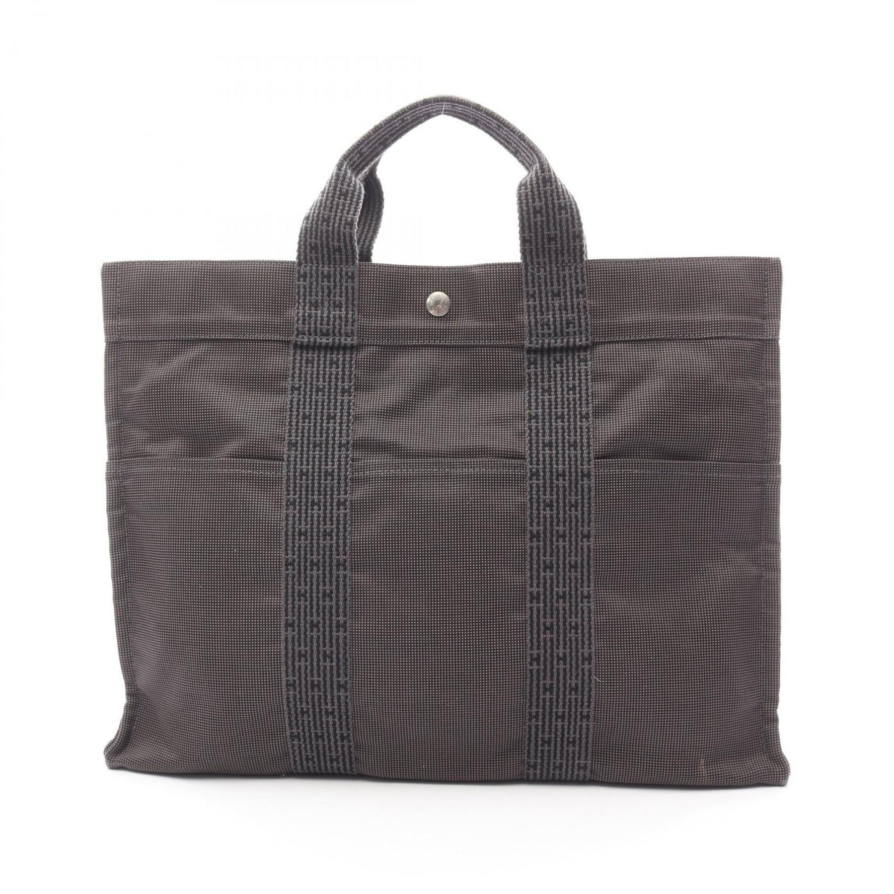 Hermes Hermès Air Line MM Tote Bag, Nylon Canvas, Men's and