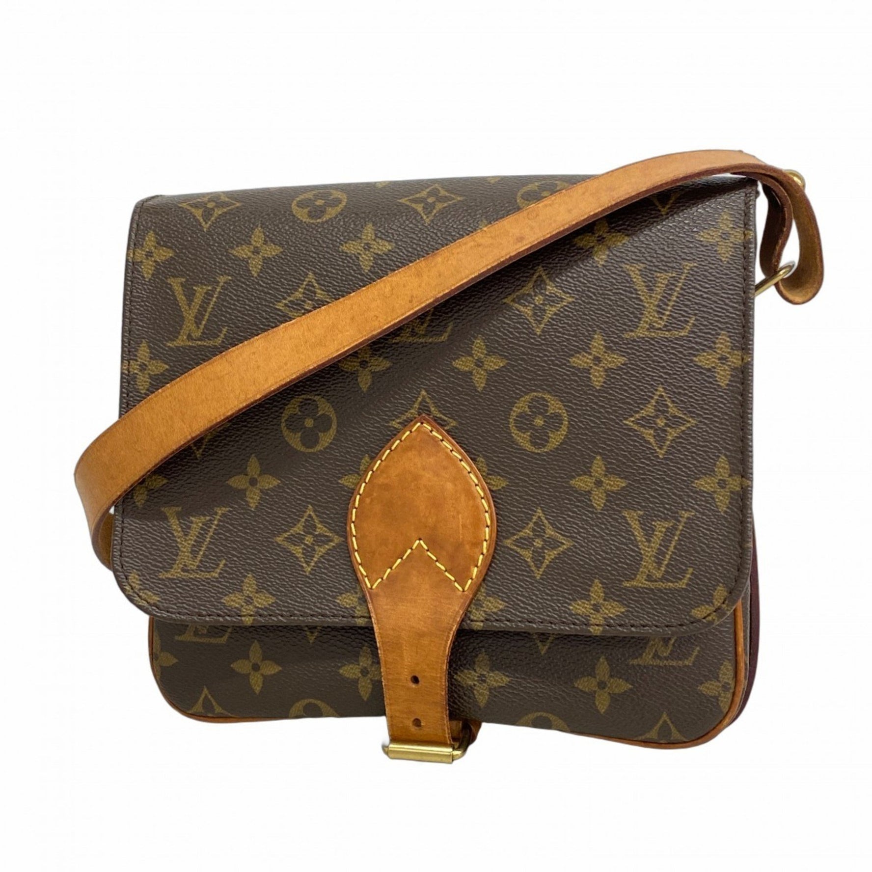 Louis Vuitton Monogram Cartouchiere MM Shoulder Bag