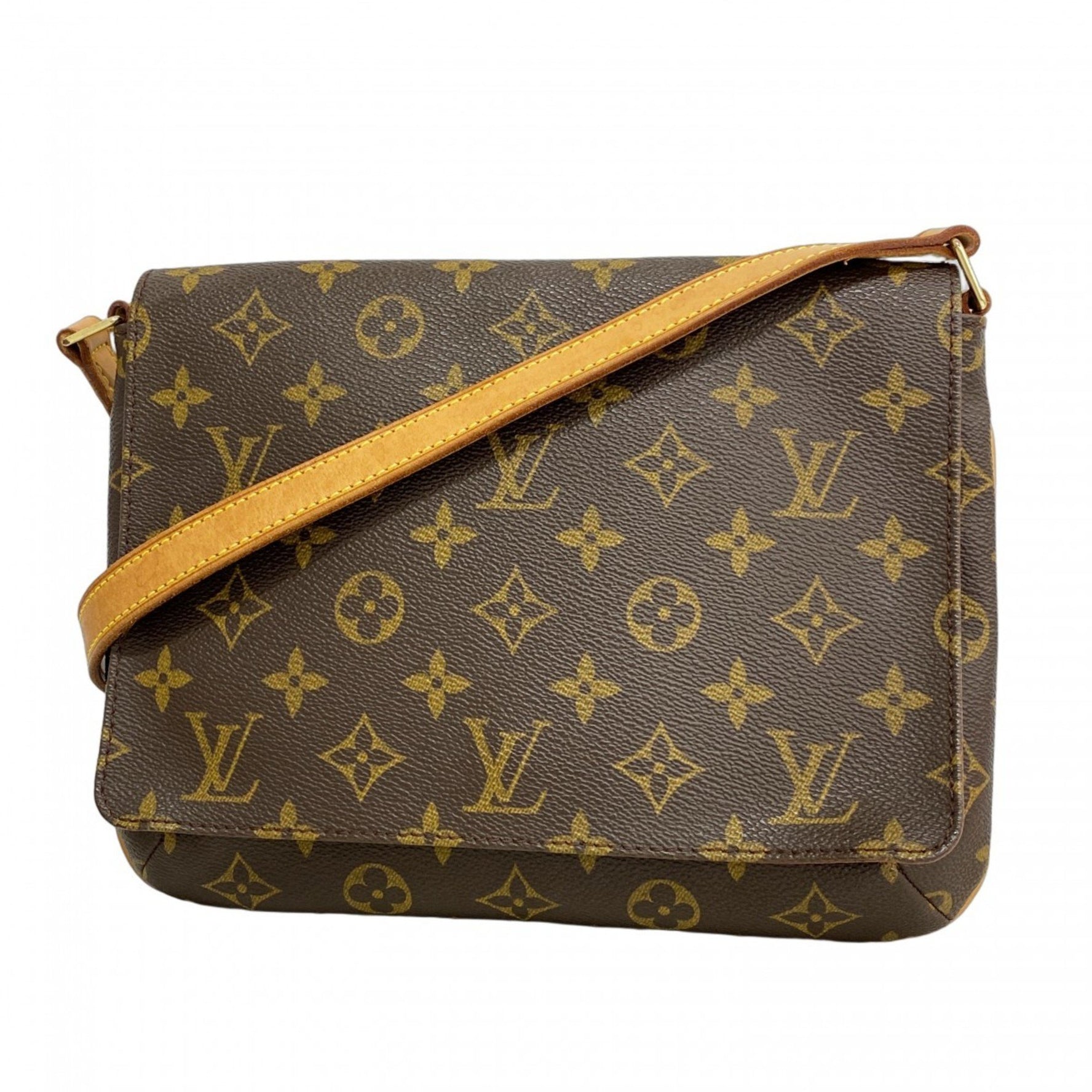 Louis Vuitton Monogram Musette Tango Short Strap Shoulder Bag M51257 Brown Women's P1160527