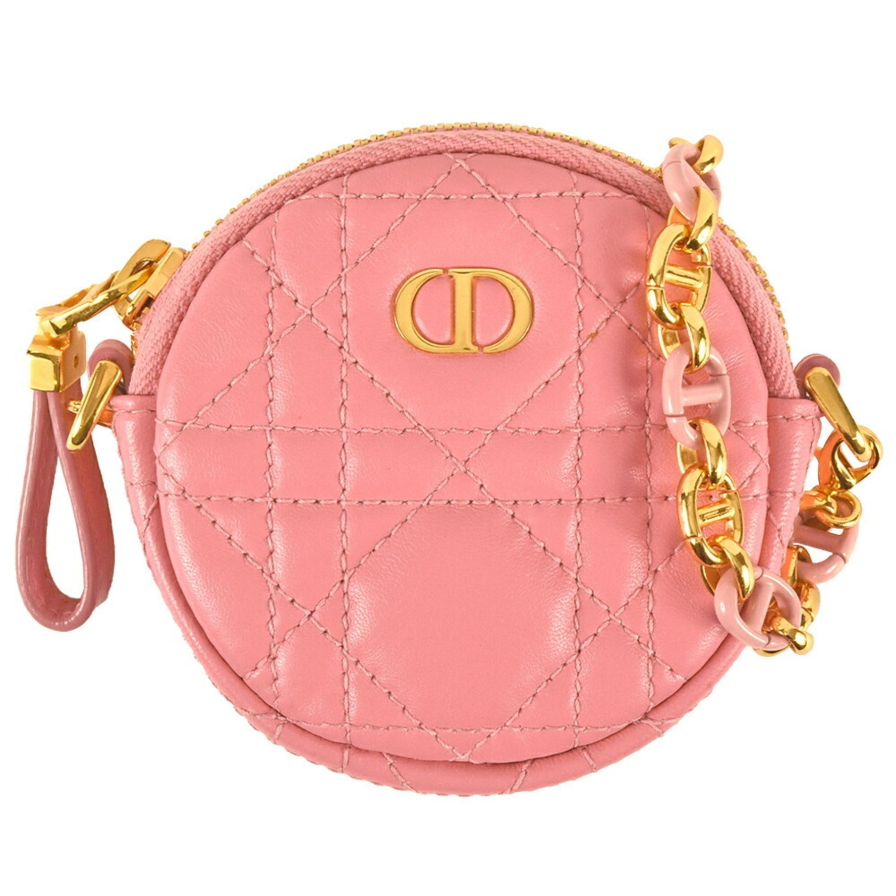 Christian Dior Dior Cannage Pouch Leather Chain Shoulder Bag