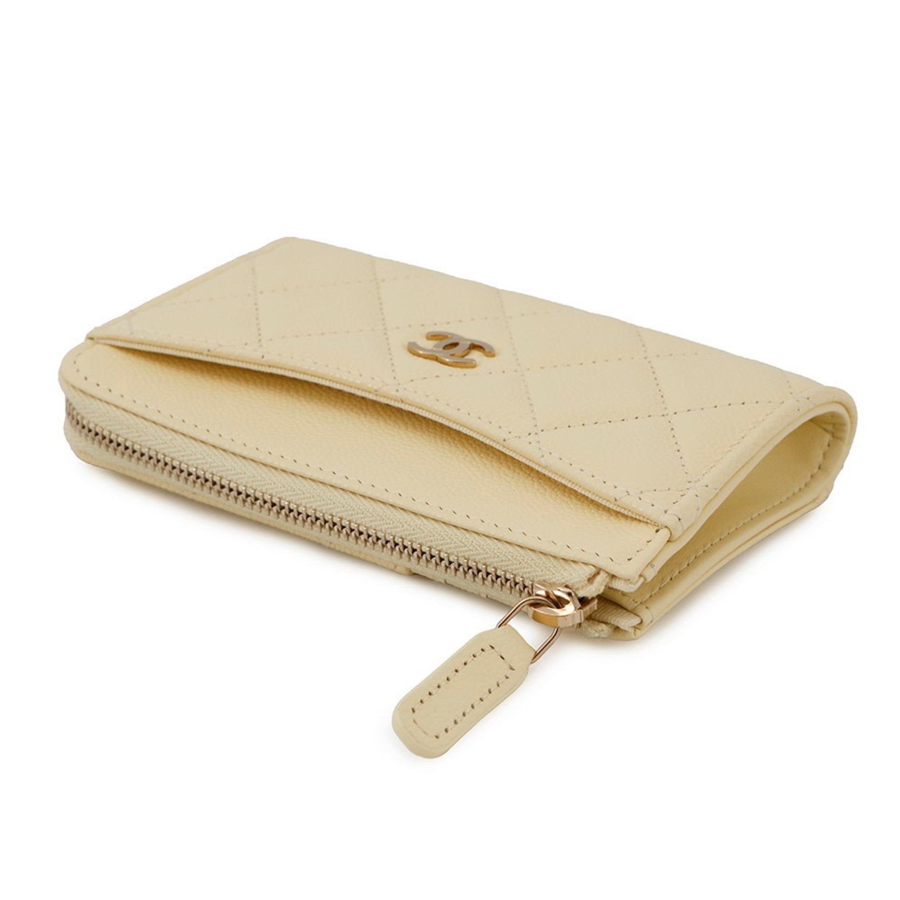 Chanel Wallet/Coin Case, Matelasse Coco Mark, Caviar Leather, Fragment, Business Card Holder/Card Case