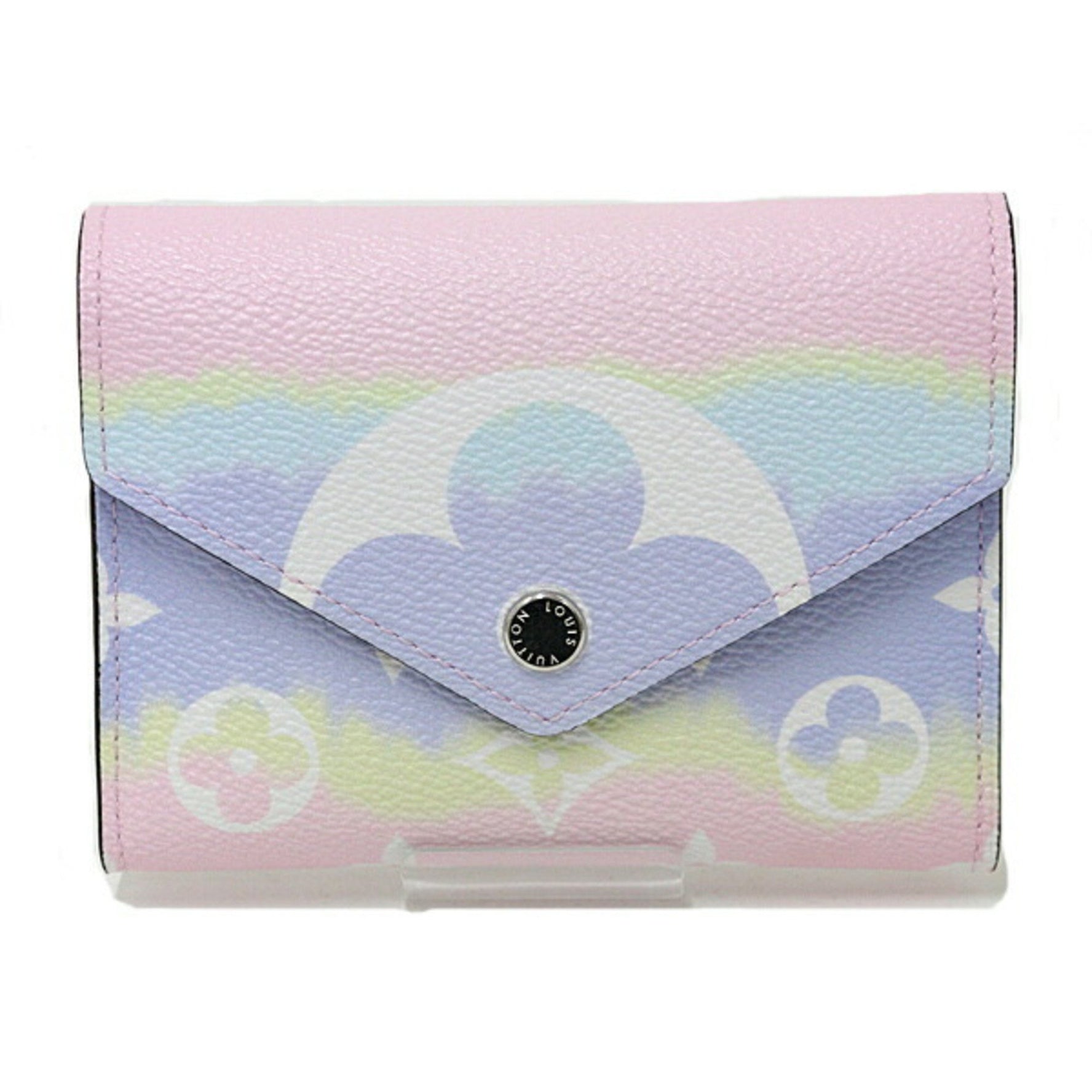 Louis Vuitton LV Escar Portefeuille Victorine Tri-fold Wallet Pastel Multicolor