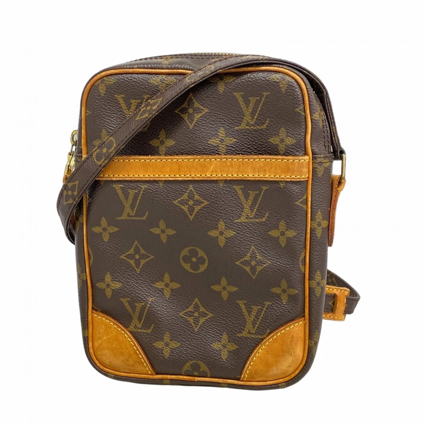 Louis Vuitton Monogram Danube Shoulder Bag M45266 Brown Women's
