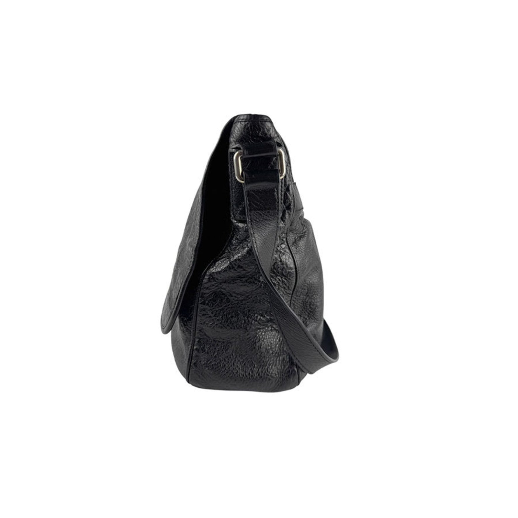 Gucci Shoulder Bag Guccissima Leather and Silver