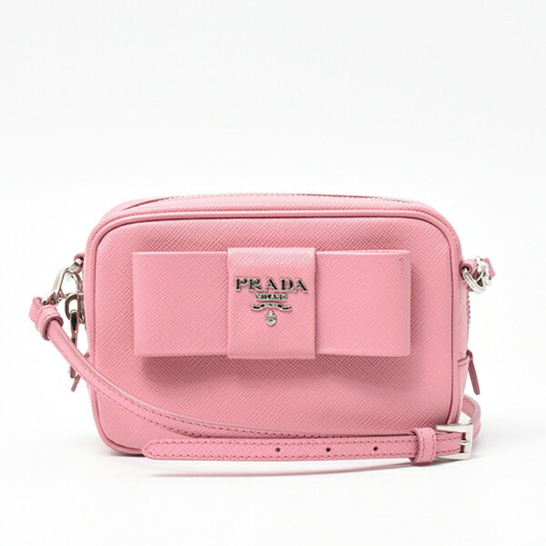 Prada Mini Shoulder Bag, Compact, Saffiano Leather