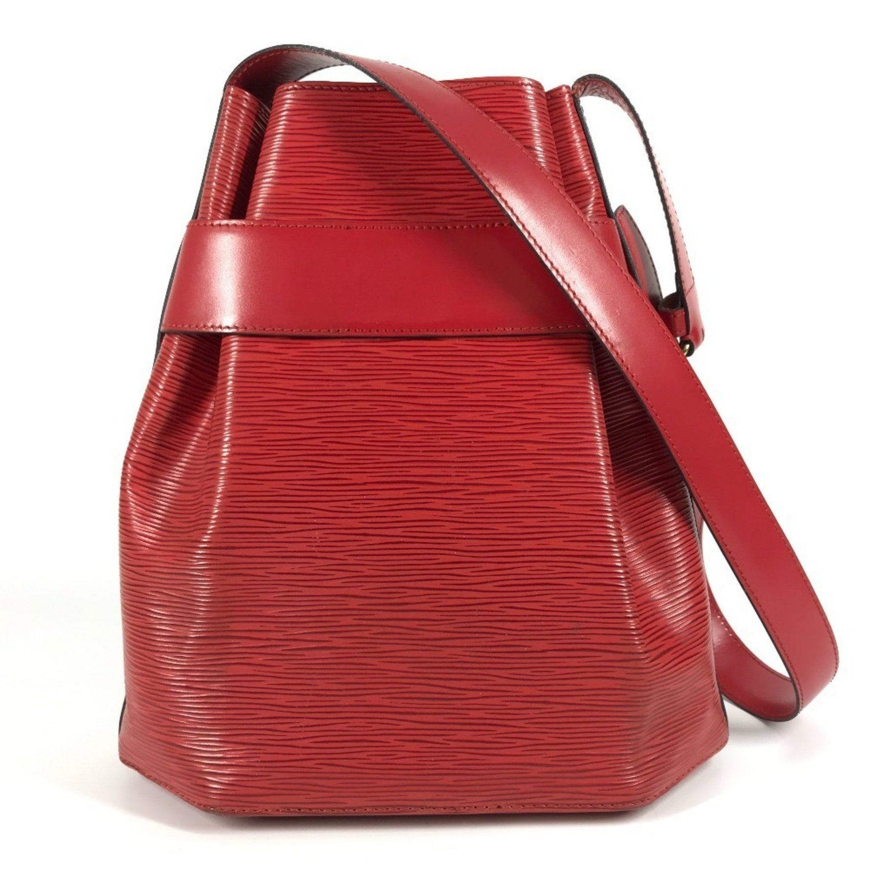 LOUIS VUITTON Epi Leather Sac de Paul PM Shoulder Bag, Castilian Red