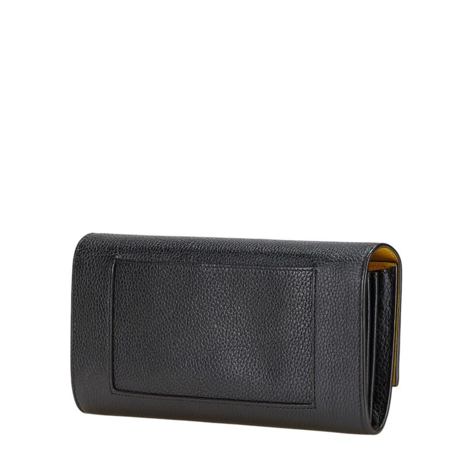 Celine Large Flap Multi-Cushion Long Wallet in Leather