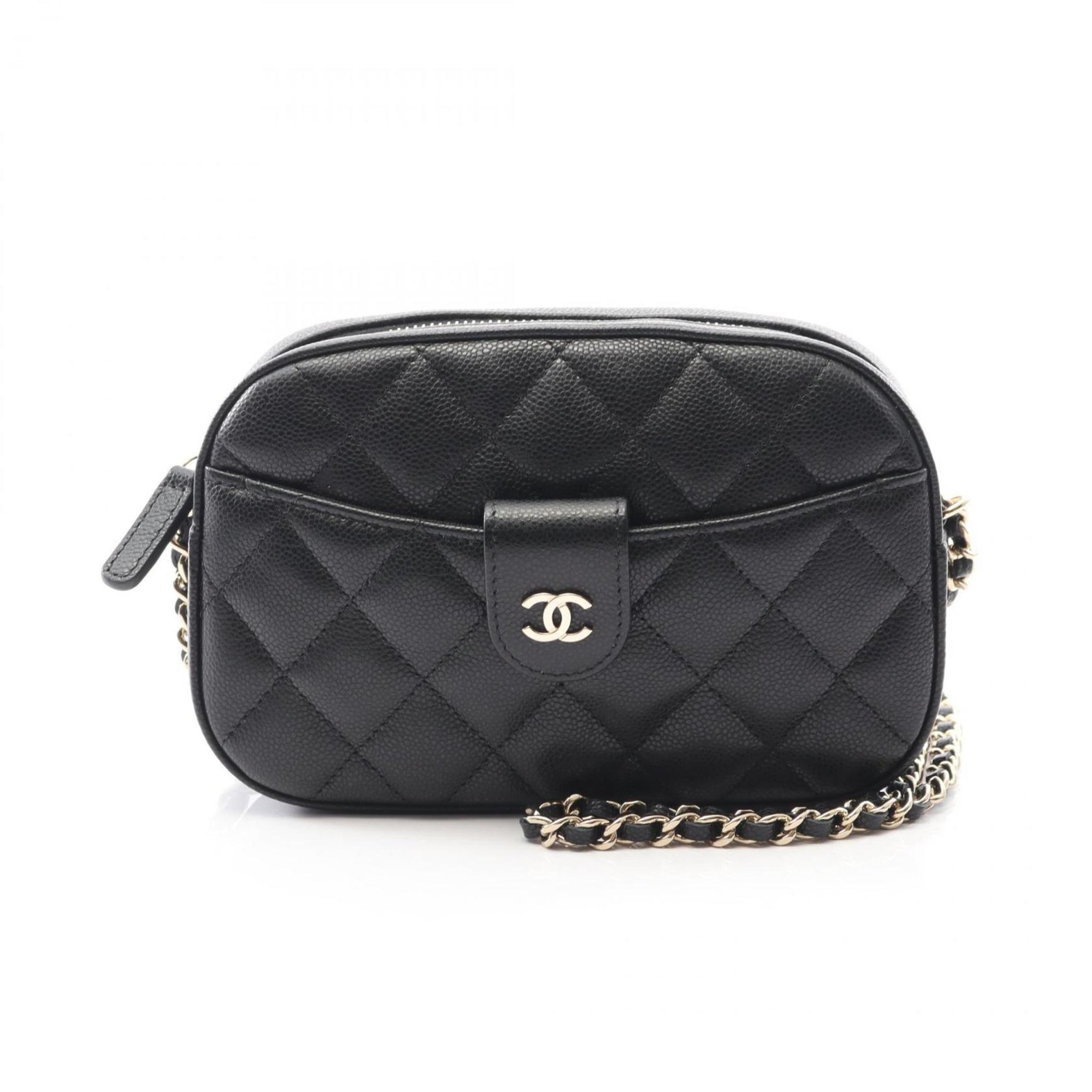 CHANEL Matelasse Shoulder Bag in Grained Calfskin Leather