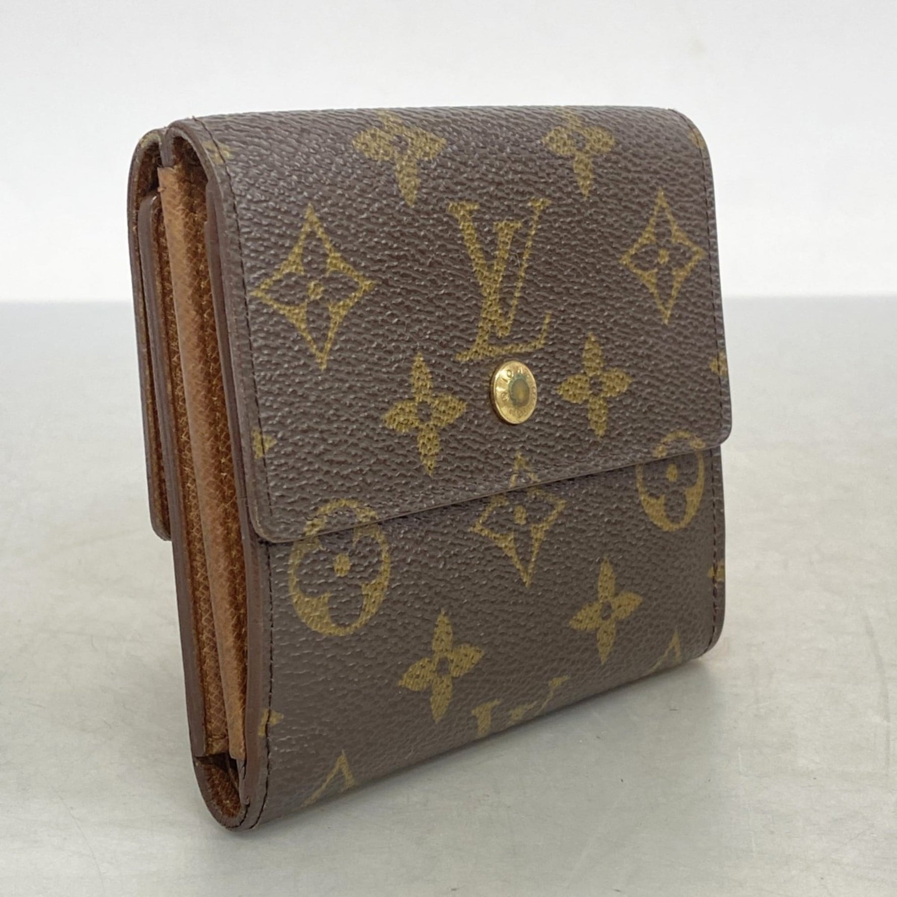 Louis Vuitton Monogram Tri-fold Wallet Porte-Monnaie-Vieux Carte Credit Men's and