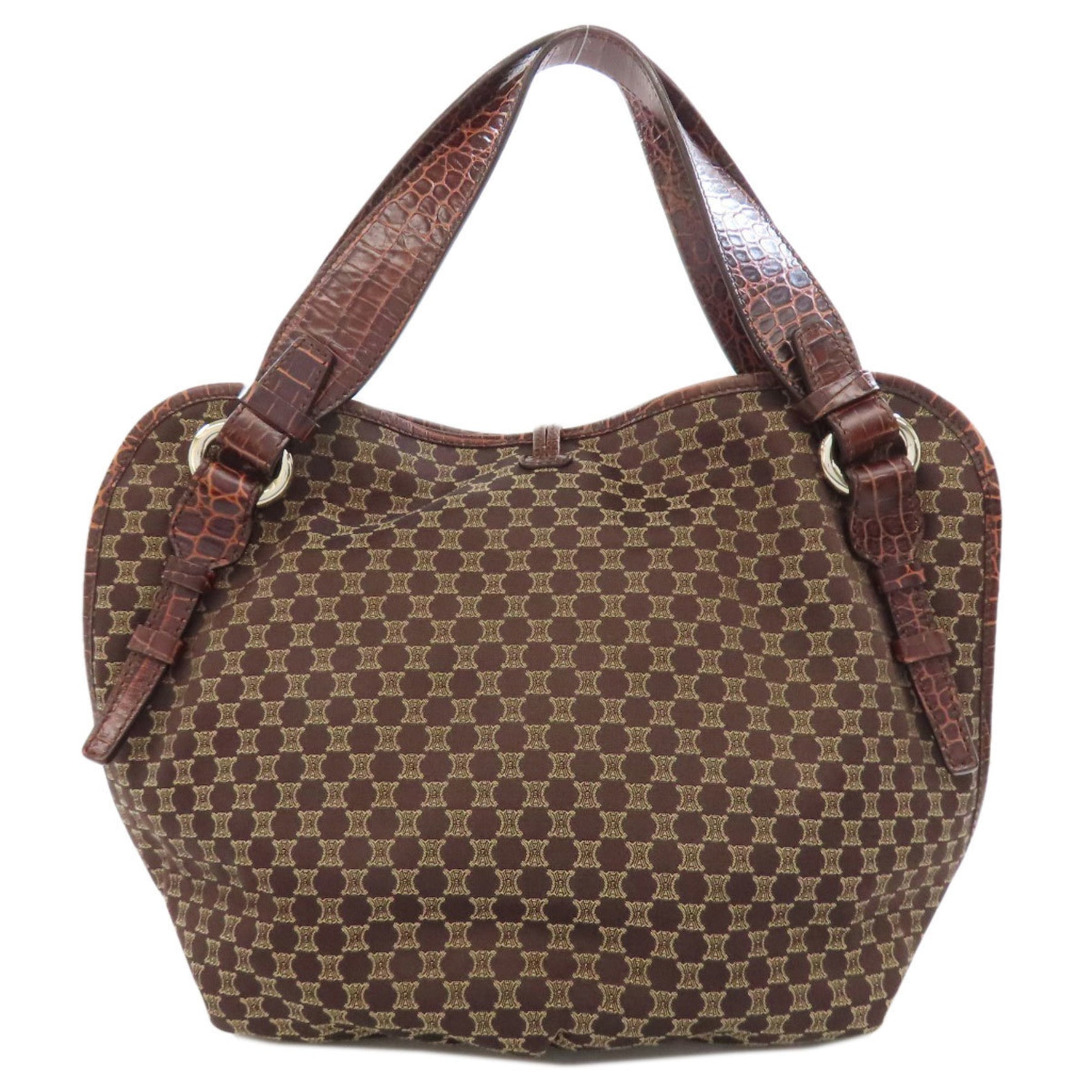 Celine Macadam Tote Bag Nylon Leather