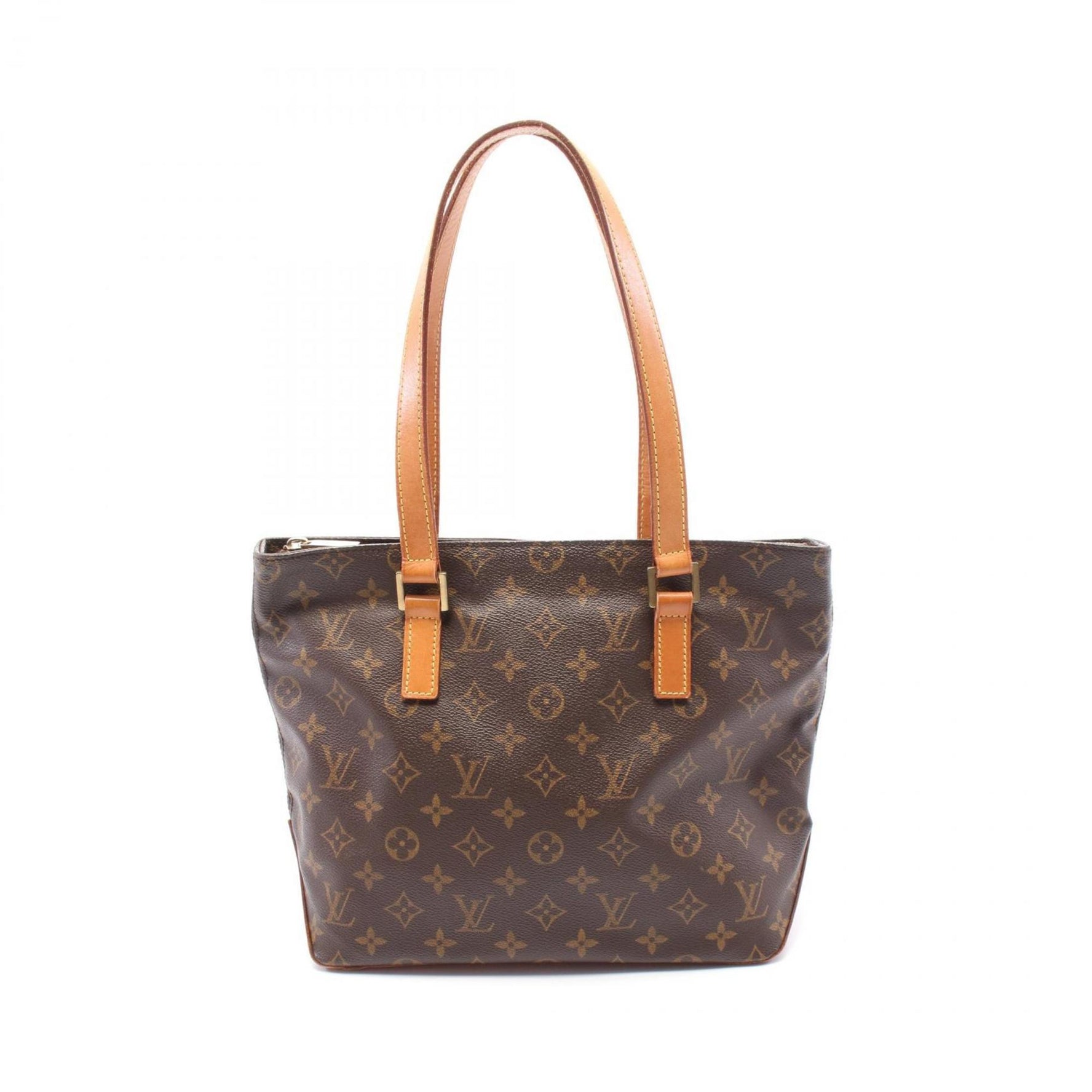 Louis Vuitton Cabas Piano Shoulder Bag Coated Canvas Leather Monogram