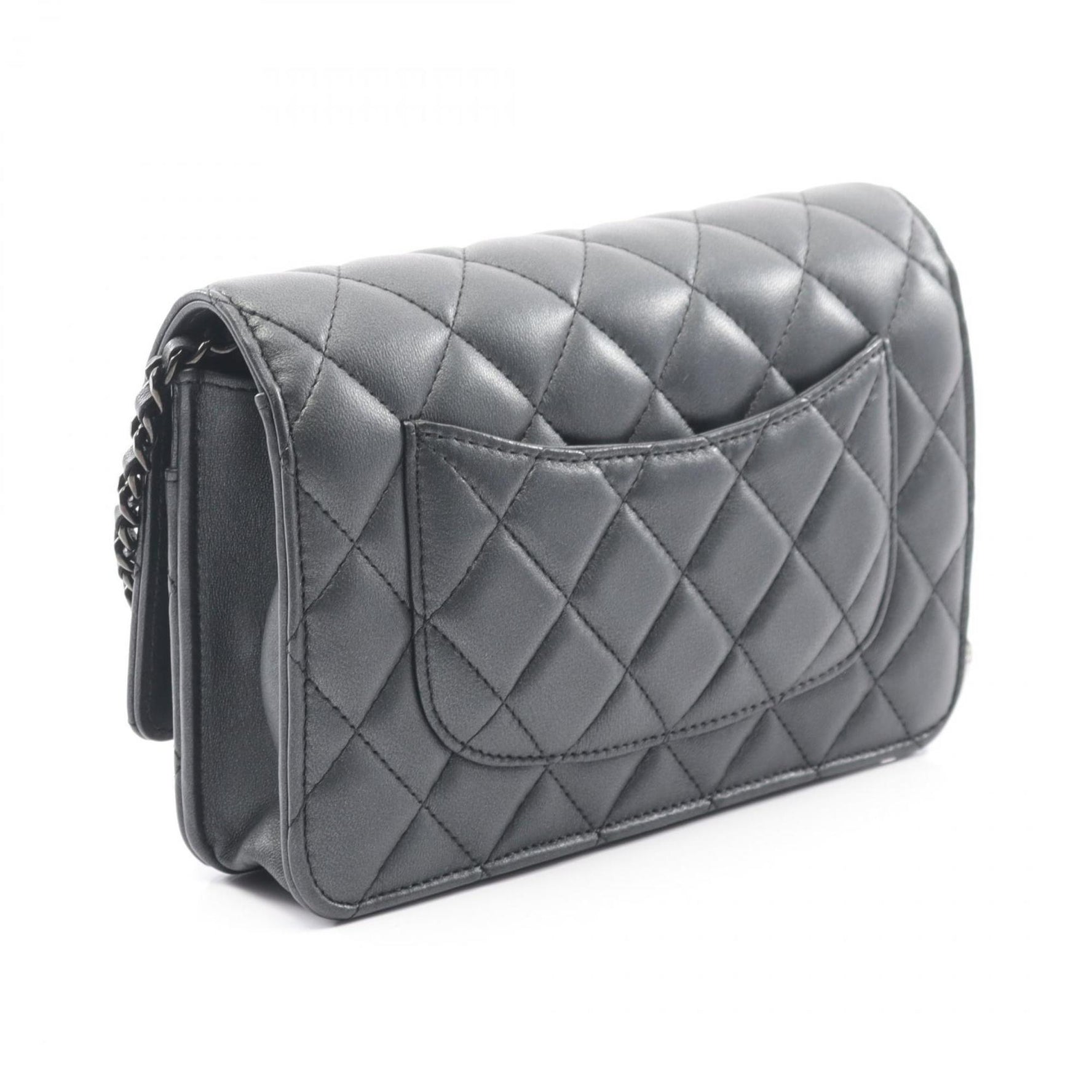 CHANEL Matelasse Shoulder Bag, Lambskin Leather