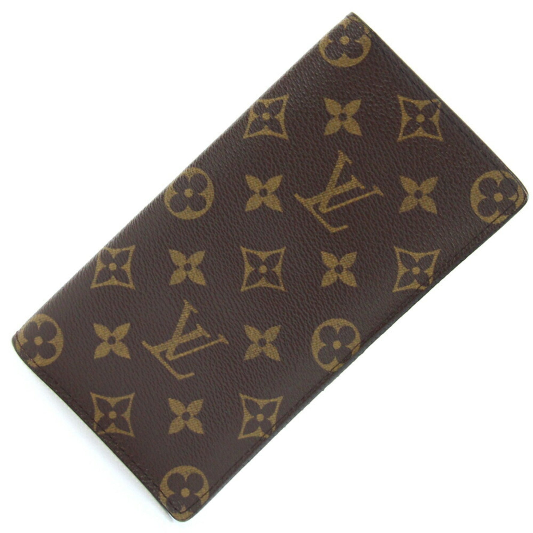 Louis Vuitton Bi-fold Long Wallet Porte Carte Credit Yen Gusseted Billfold