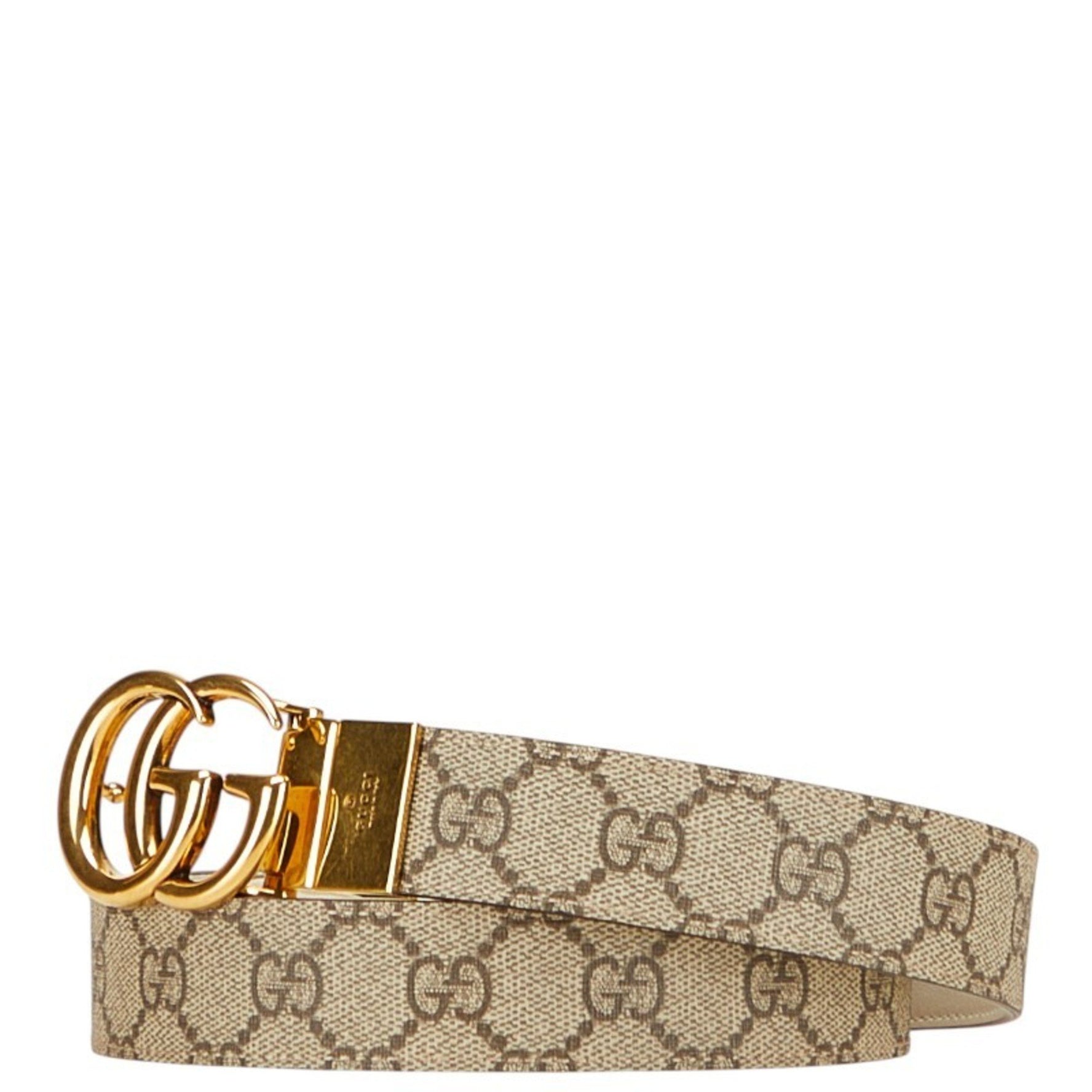 Gucci GG Supreme Interlocking G Belt, Size: 70 (28), Leather