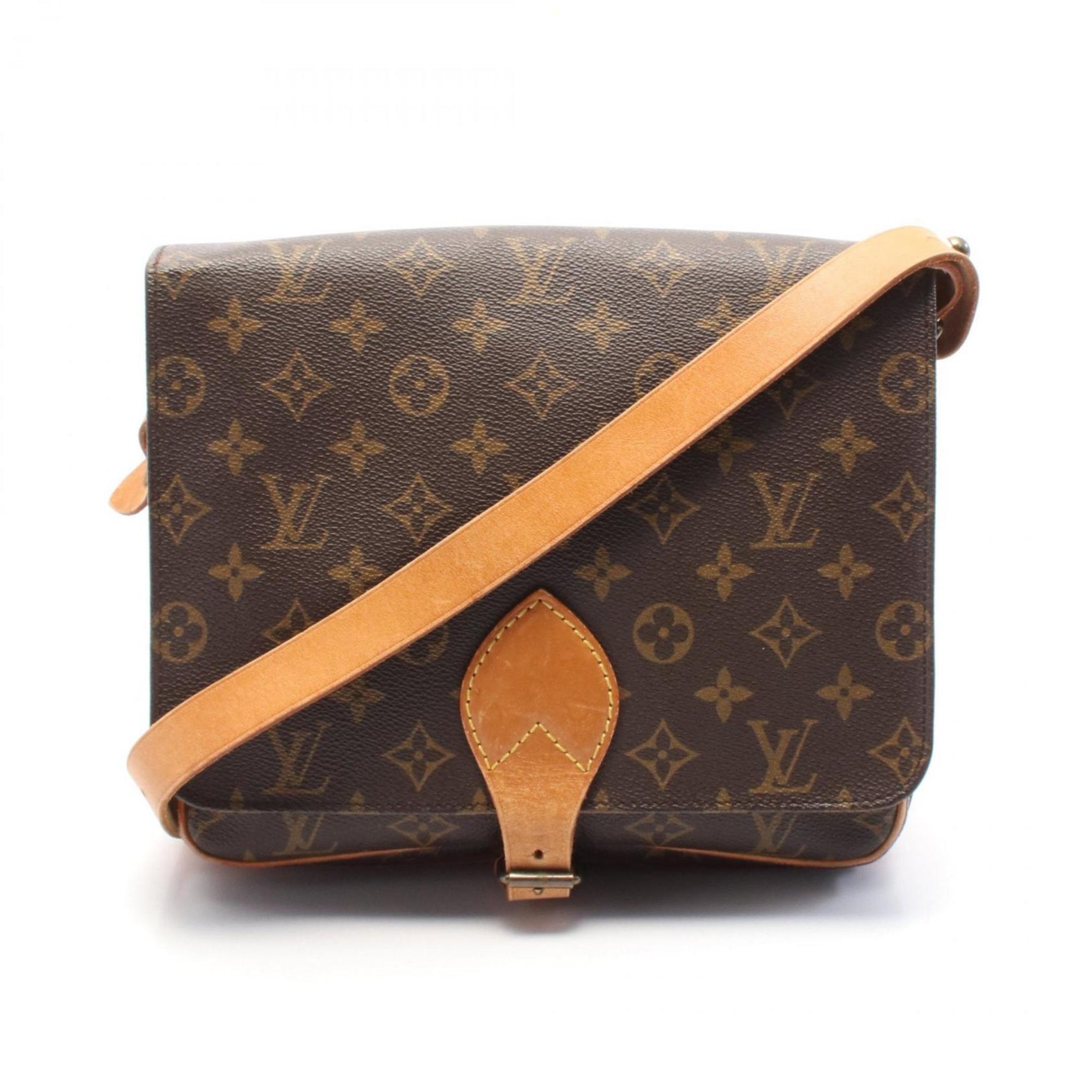 Louis Vuitton Carte Ciel GM Shoulder Bag, Coated Canvas and Leather, Monogram, Brown