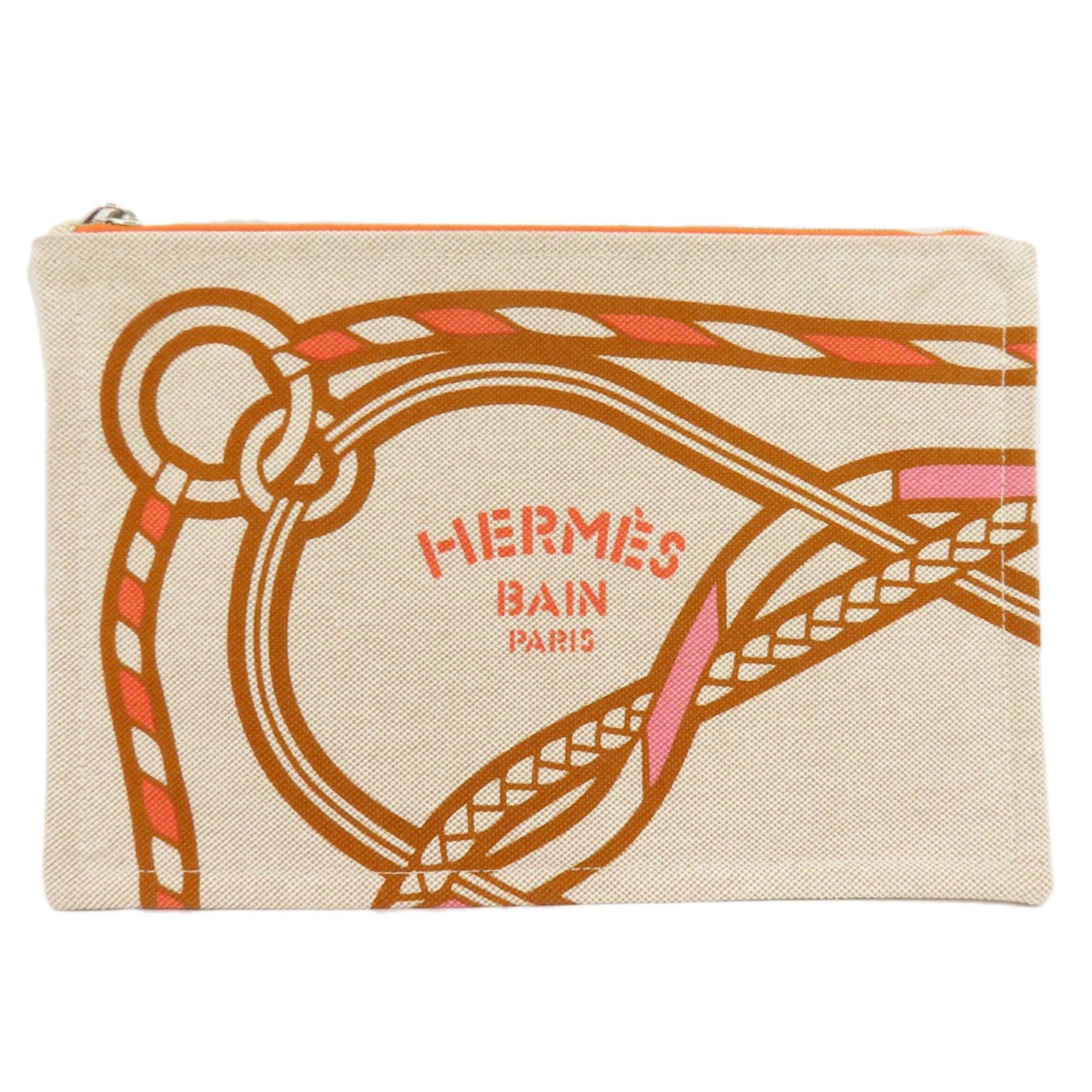 Hermes canvas pouch