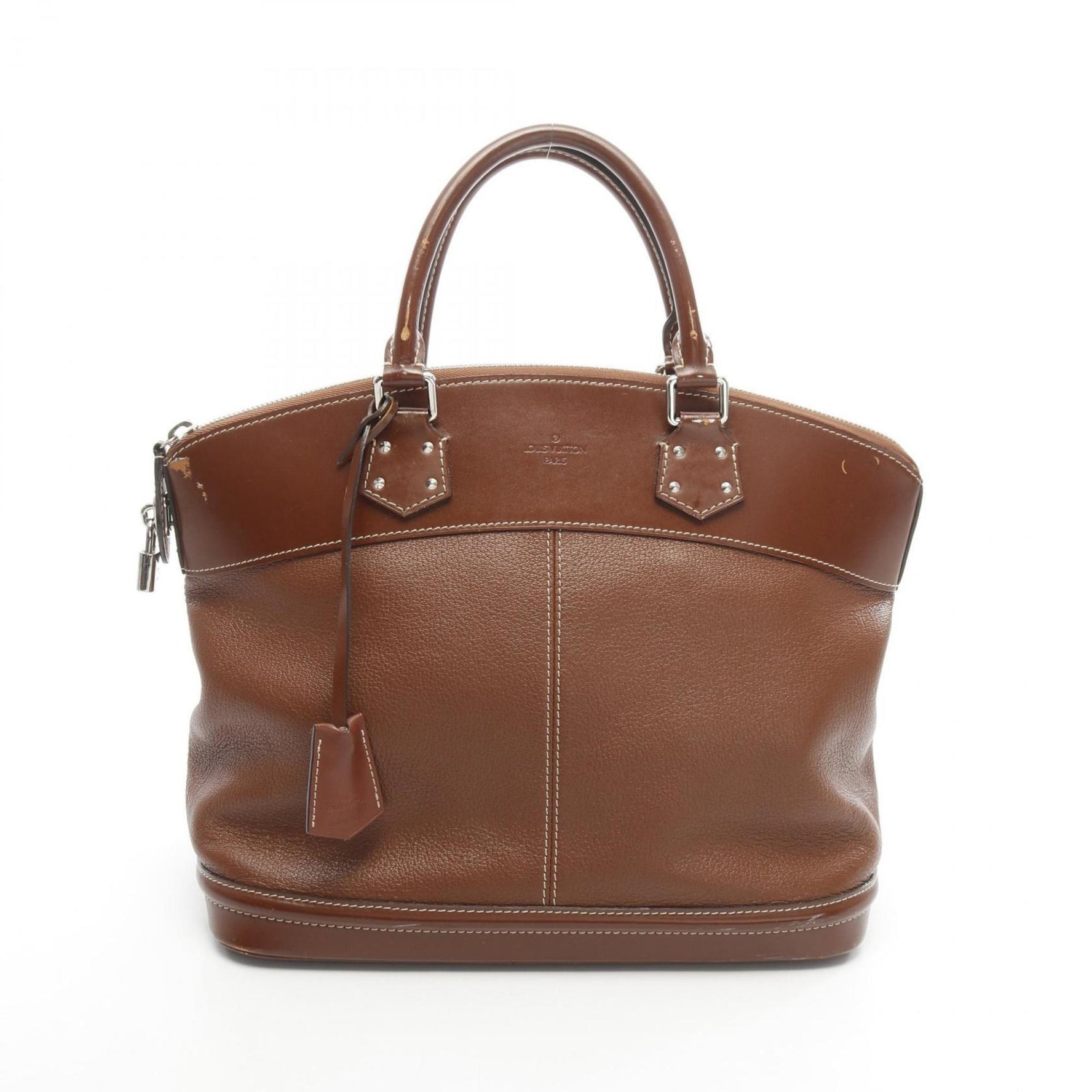 Louis Vuitton Lockit MM Sienne Handbag in Suhali Leather