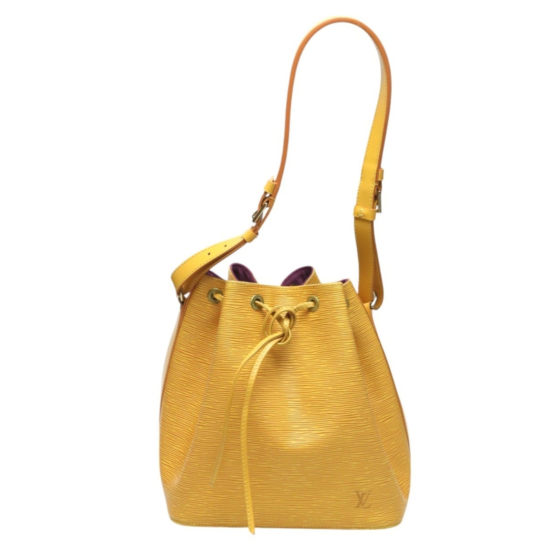 Louis Vuitton LOUIS VUITTON Shoulder Bag Epi Petit Noe Leather M44109 Tassili Yellow LV
